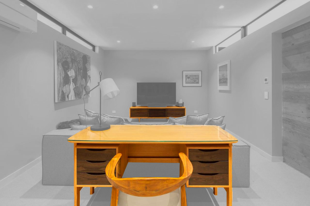 Custom Desk TV Cabinet Villa Nisha