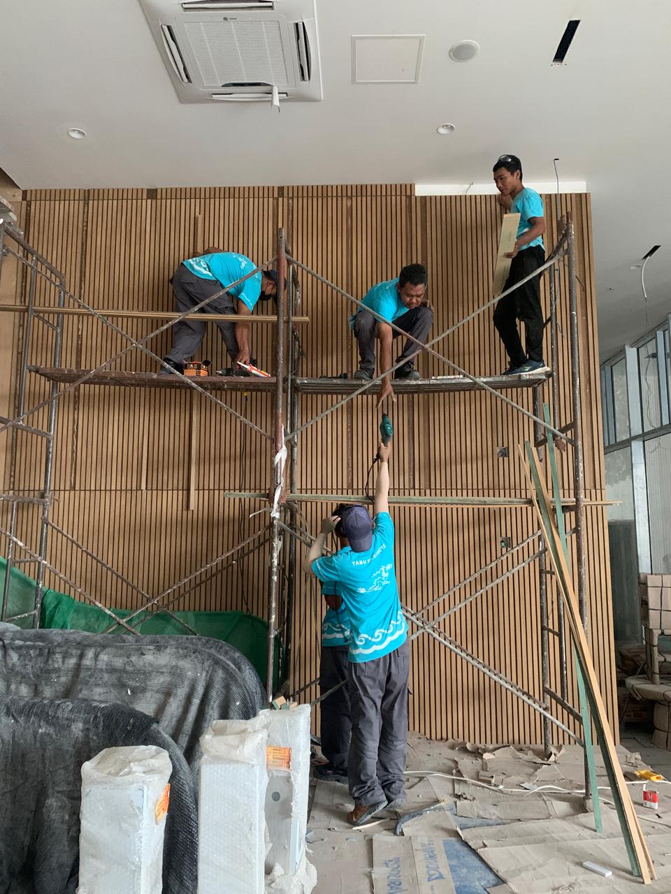 Tabu Design Installation Team Wall Panel