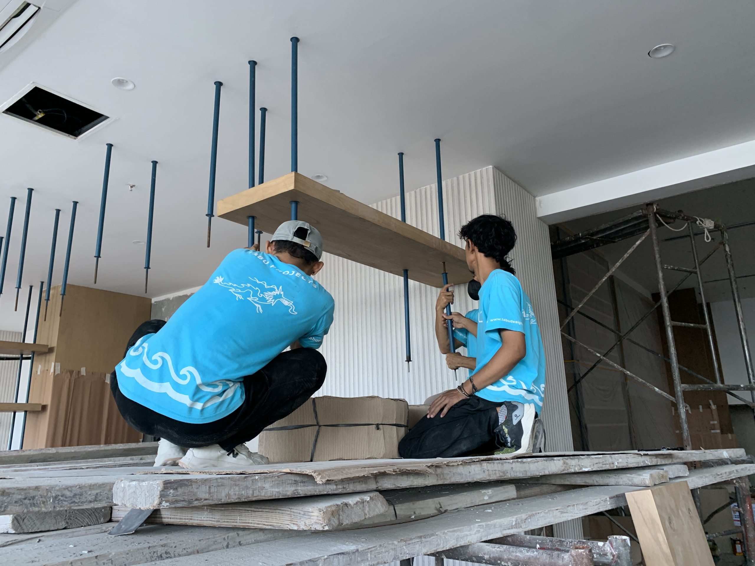 Tabu Design Installation Team Shelf