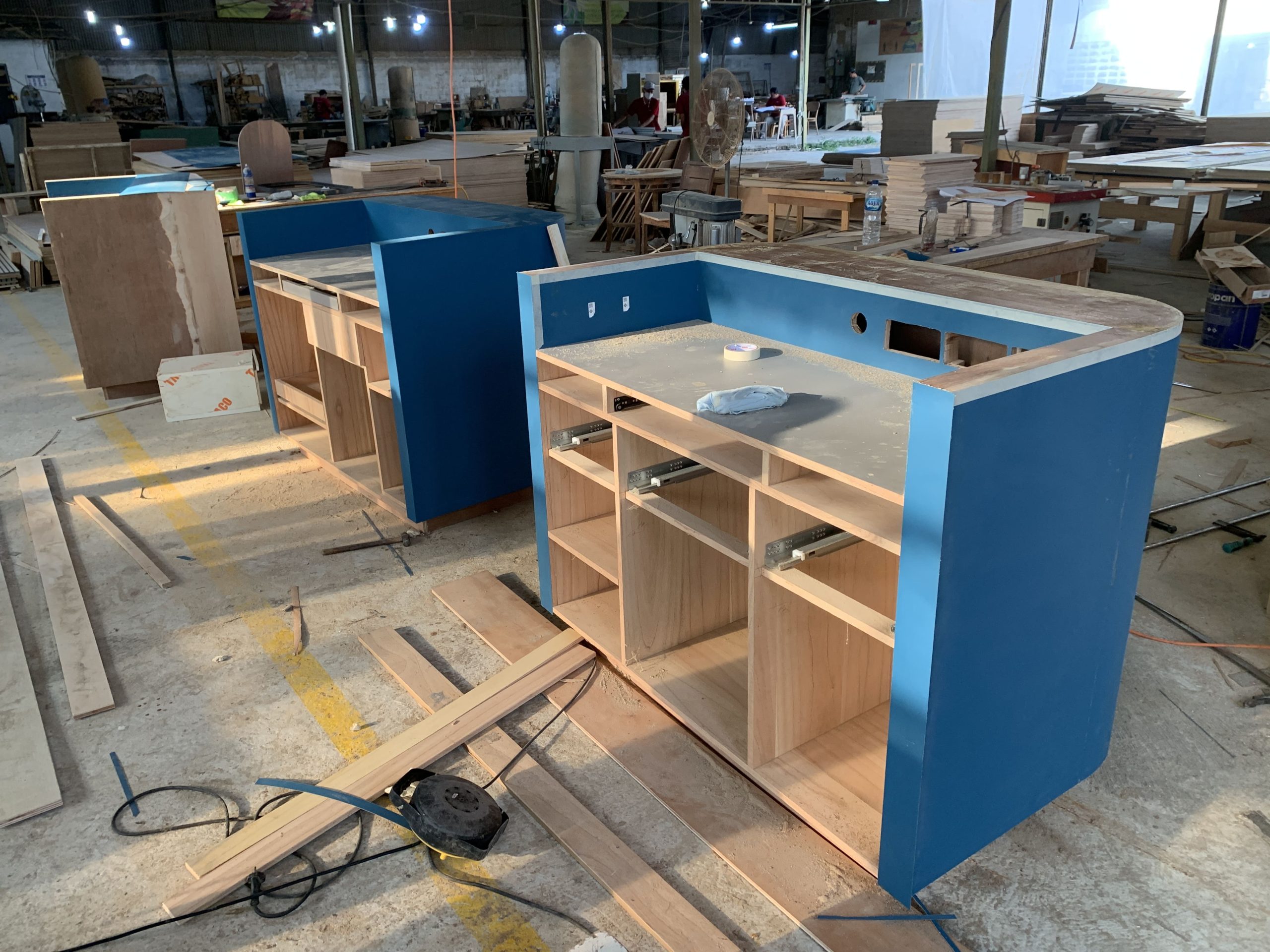 Tabu Design Counter Production factory Hospitality Project Barcelo Hotel