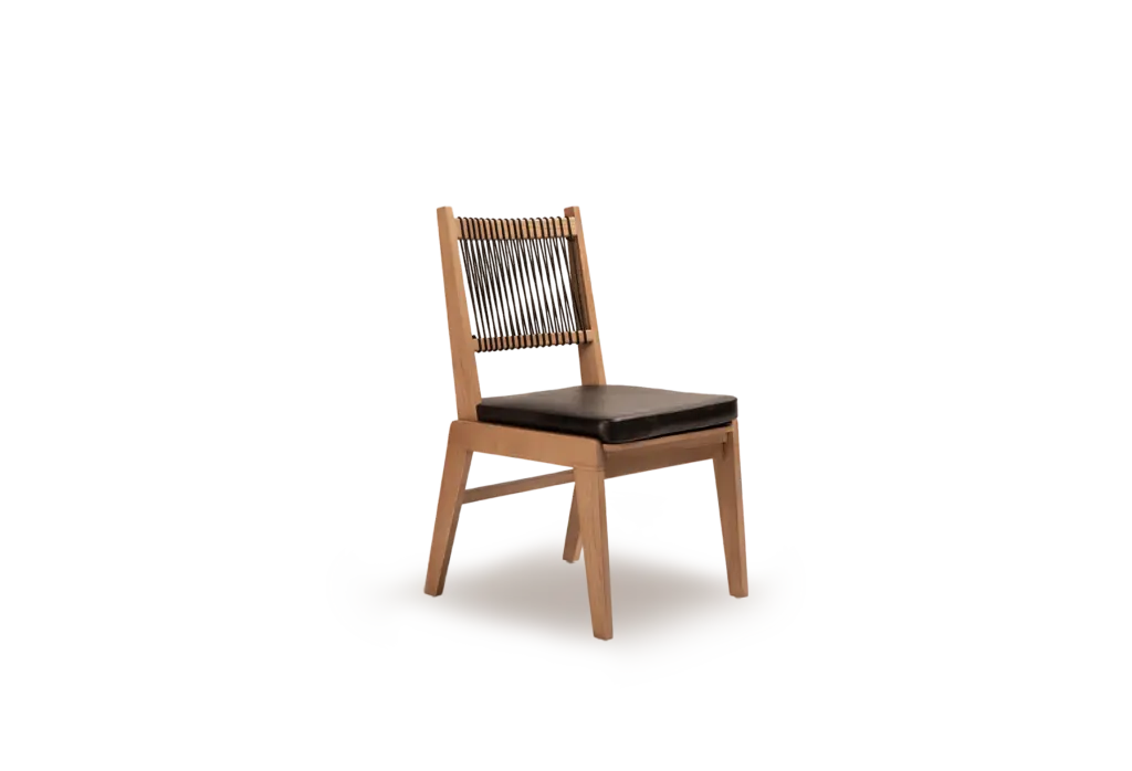 1-Tabu-Design-CH142-AK Chair-Teak-Black-leather-1