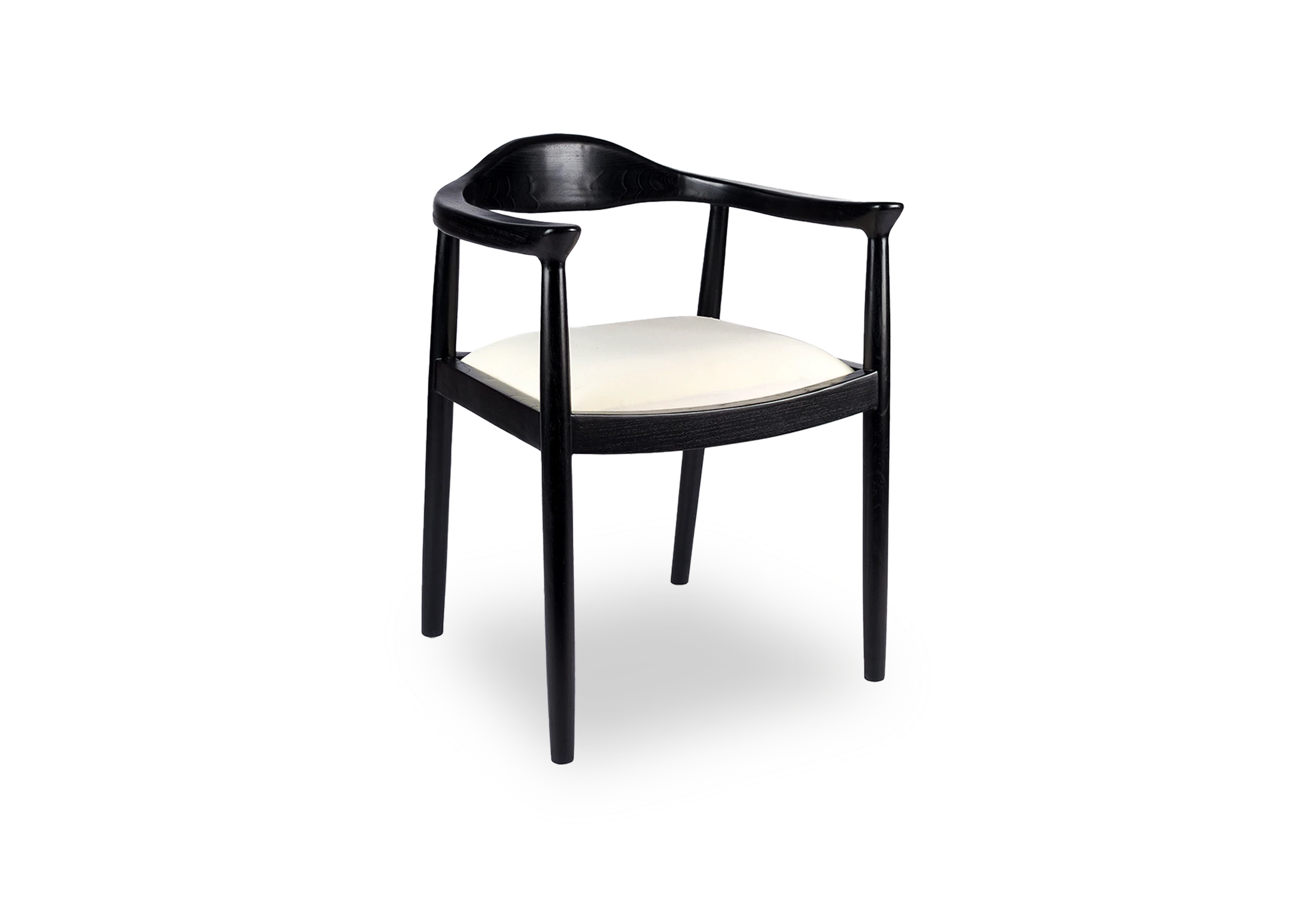 1-Tabu-Design-CH144-ERIK-Chair-Teak-white-leather-1