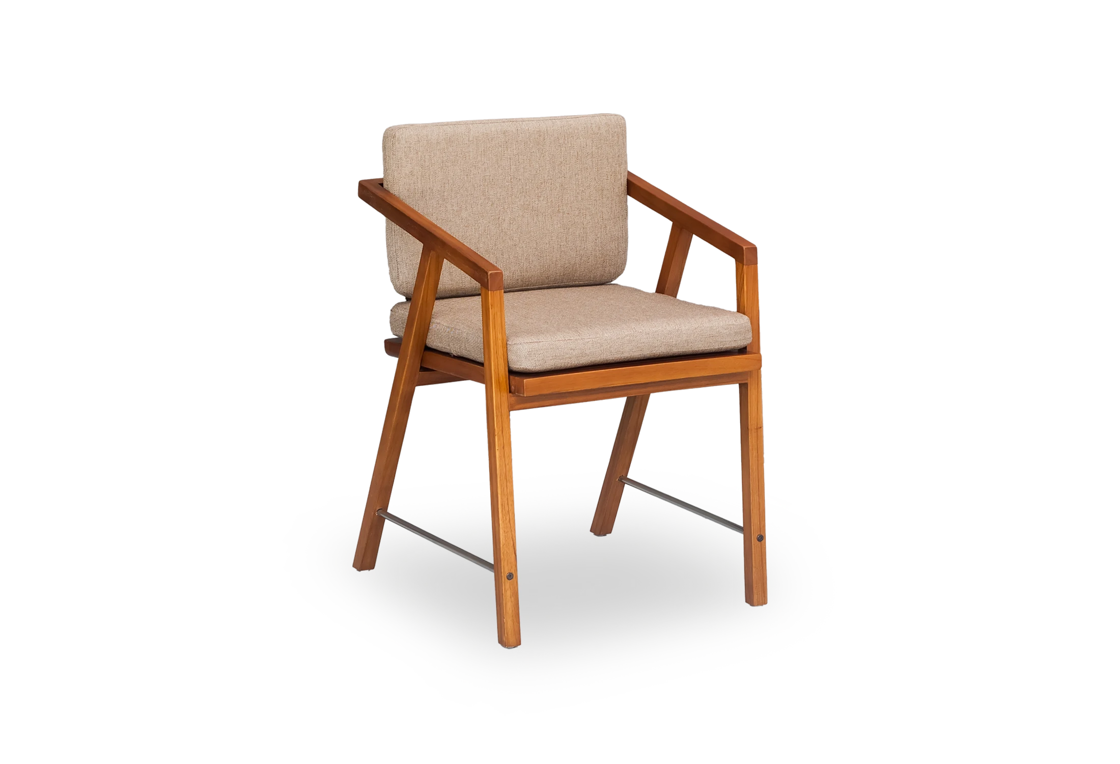 1-Tabu-Design-CH20-TS-Armchair-Teak-Beige-Fabric-1