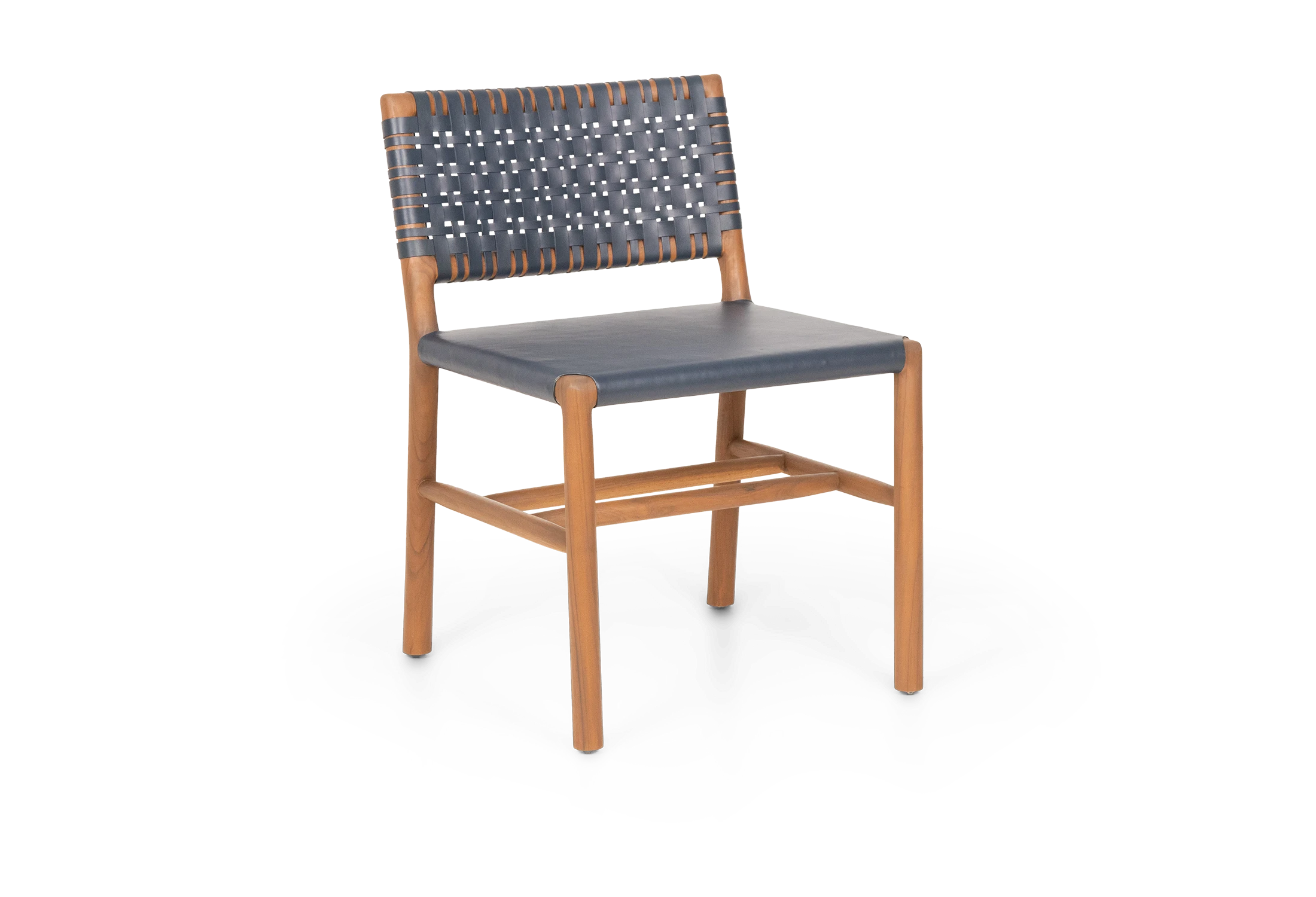 1-Tabu-Design-CH204-MAYA-Chair-Low-Backrest-Teak-Petrol-Blue-Leather-1