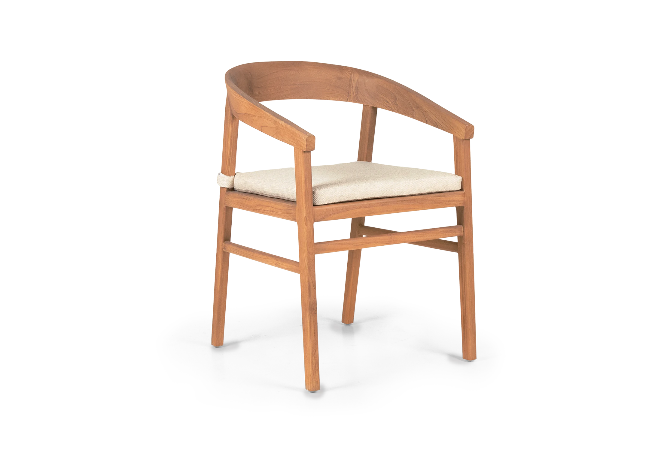 1-Tabu-Design-CH47A-OSCAR-Chair-Teak-White-cushion-45-angle