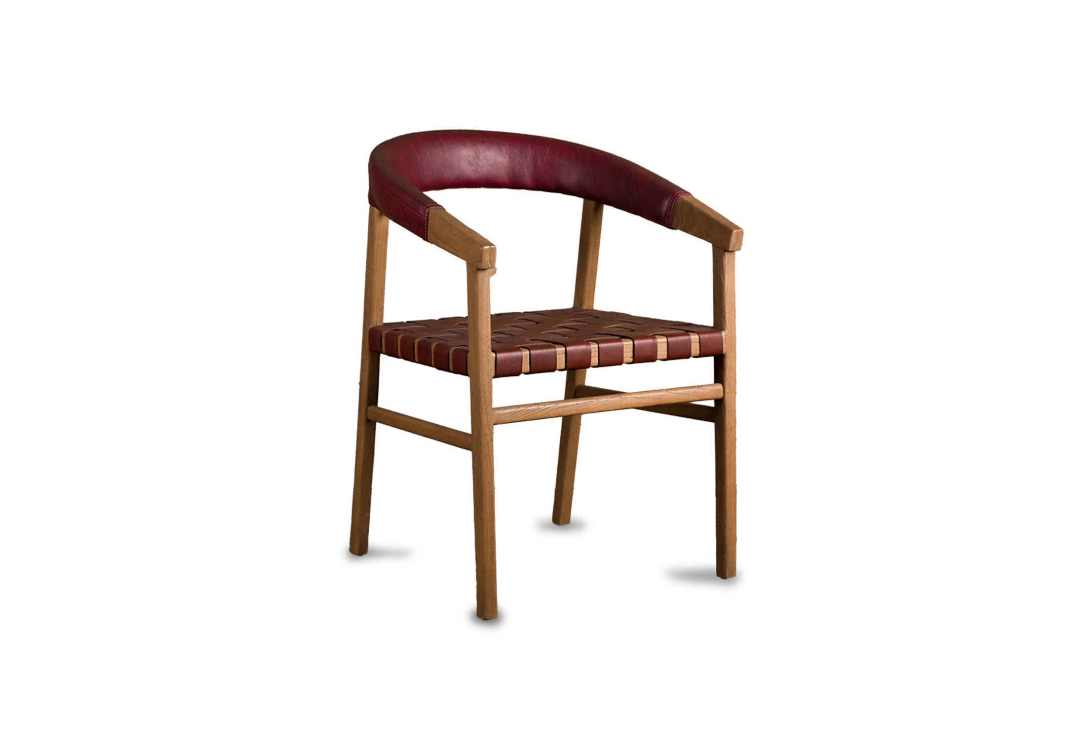 1-Tabu-Design-CH47L-OSCAR-Chair-Wood-Charlotte-Woven-Leather-backrest-45-angle