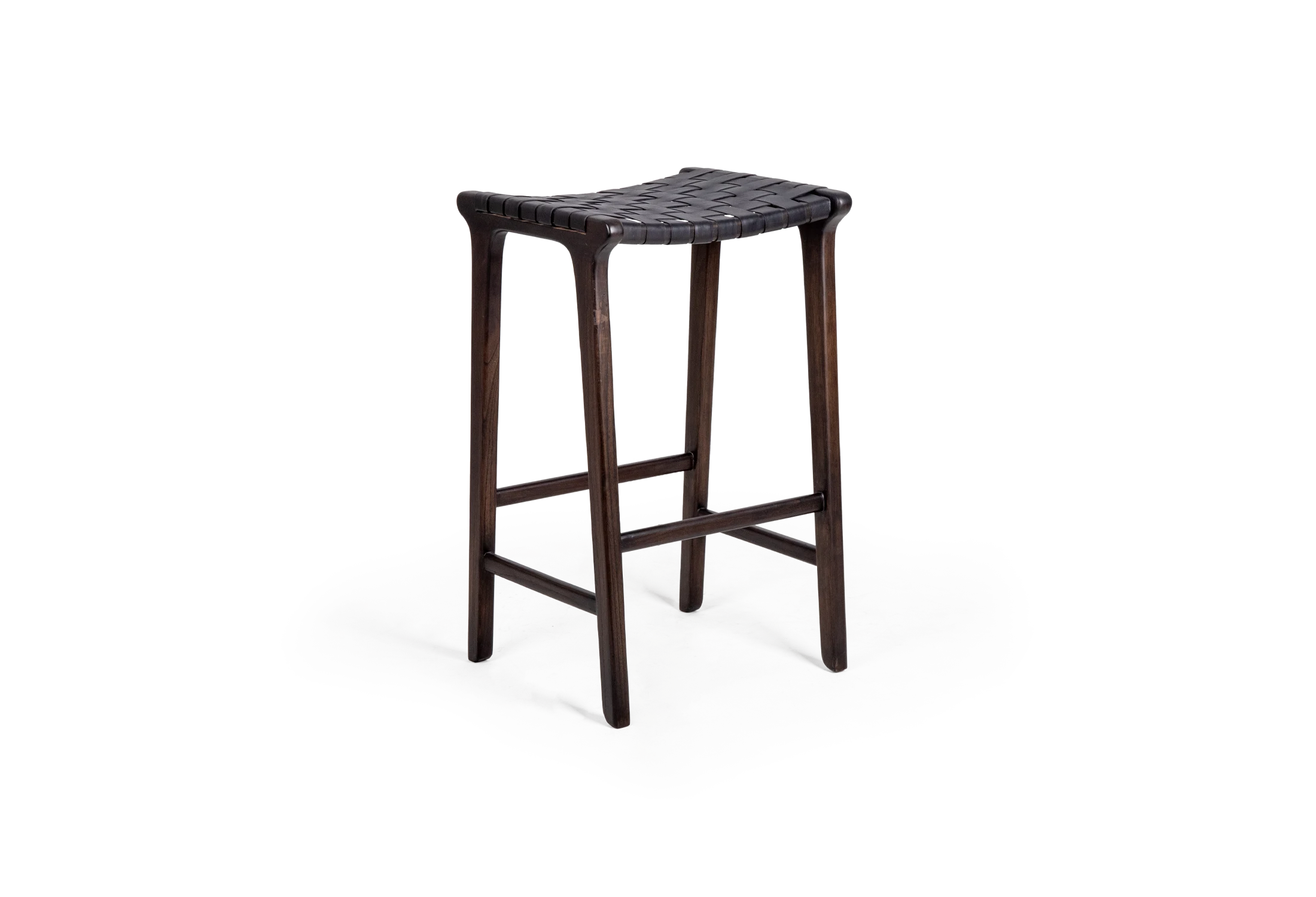1-Tabu-Design-ST32-Soho-Bar-Stool-Dark-Wood-Black-Leather-1