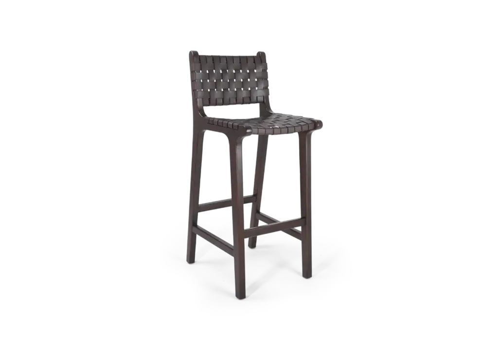 1-Tabu-Design-ST35-Bali-Bar-Stool-Black-Wood-Woven-leather-1