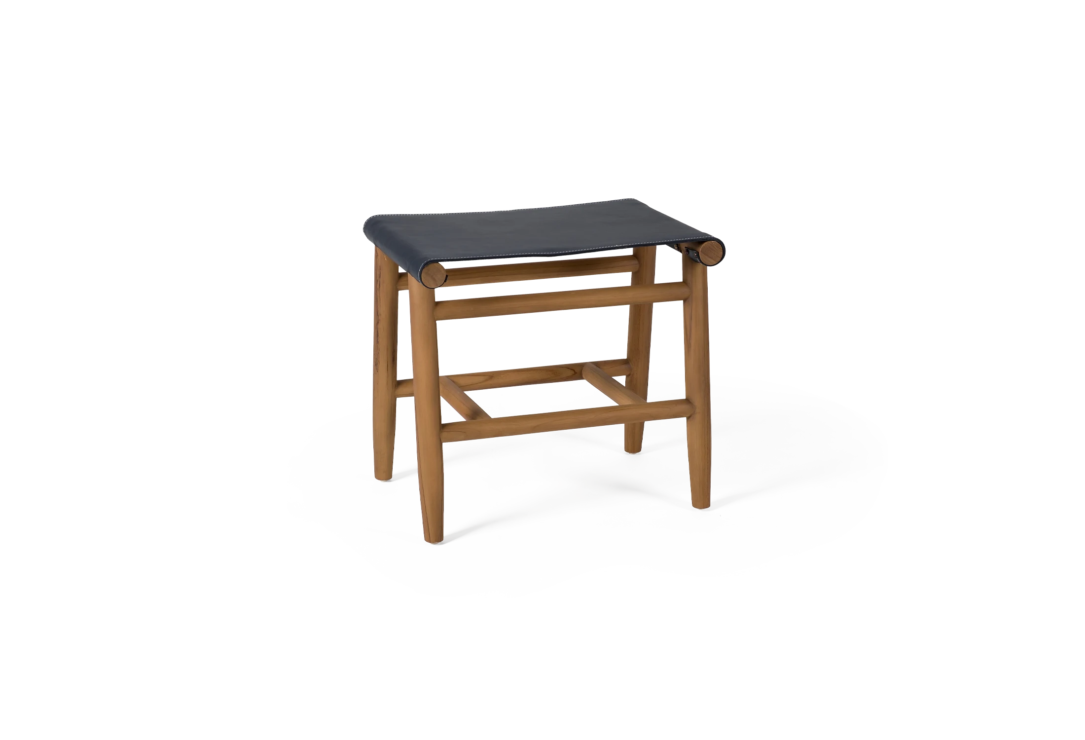 1-Tabu-Design-STL49-Pabs-Low-Stool-Teak-Black-Leather-1