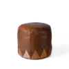 FIRE Pouf Low Stool - Brown
