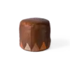 FIRE Pouf Low Stool - Brown