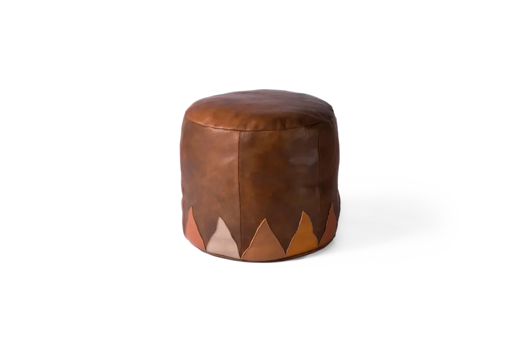1-Tabu-Design-STL51-Fire-Pouf-Low-Stool-Brown-Leather-1