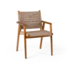 MANU Chair - Natural Teak Loom