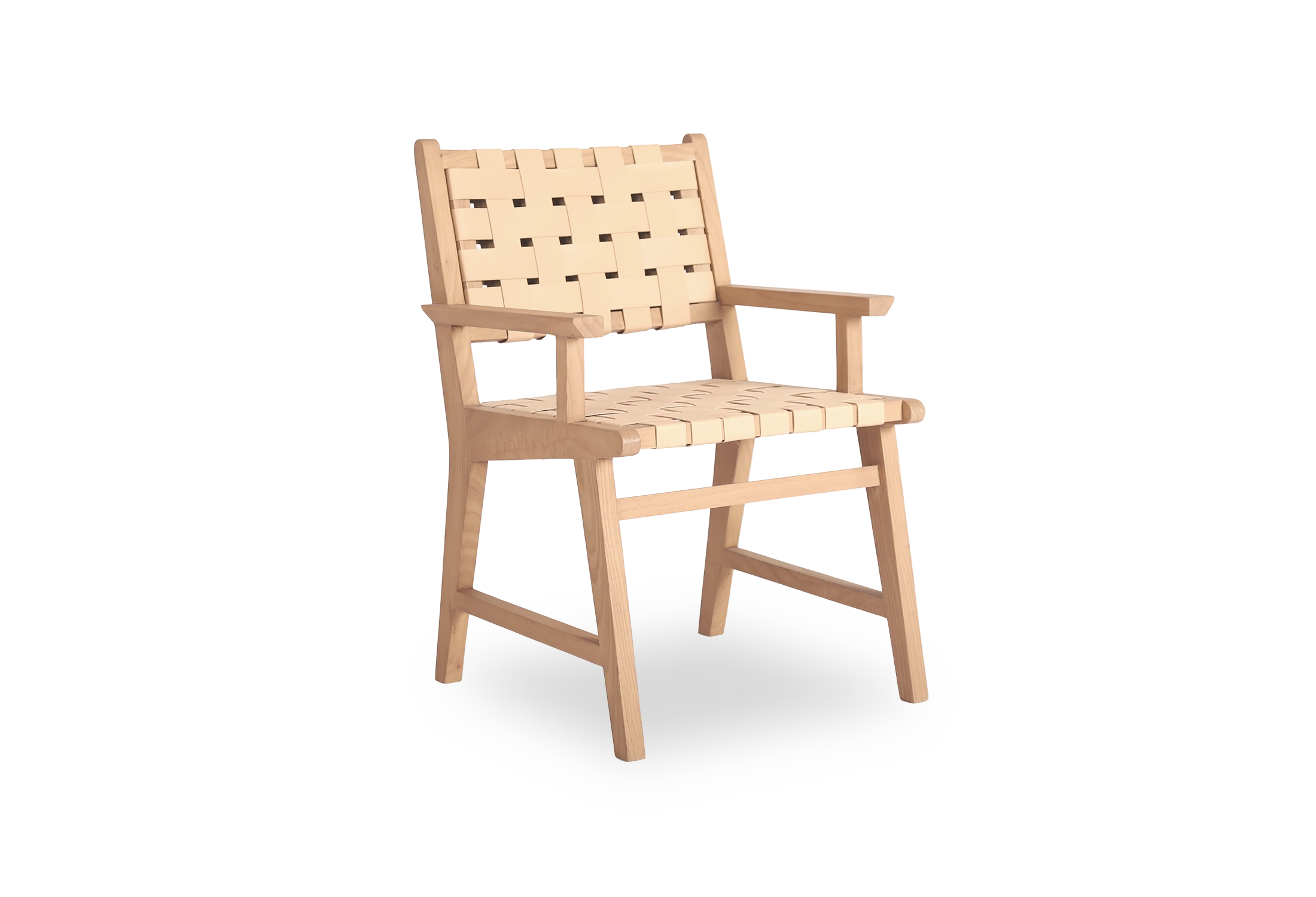 2-Tabu-Design-CH126A-ZAK-Armchair-wood-Cream-Leather-1