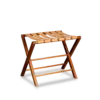 OSCAR Luggage Rack - Teak Sand Leather