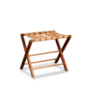 OSCAR Luggage Rack - Teak sand leather