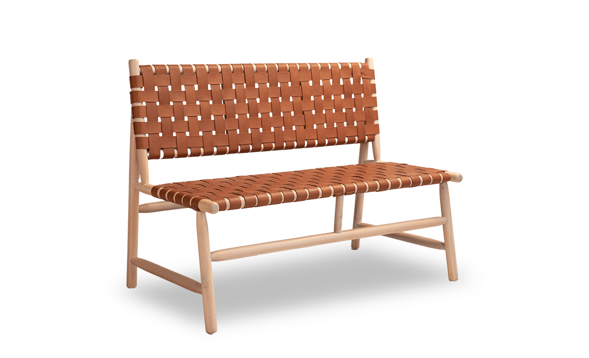 Tabu-Design-BEN28-SOHO-Bench-Backrest-teak-woven-leather-2