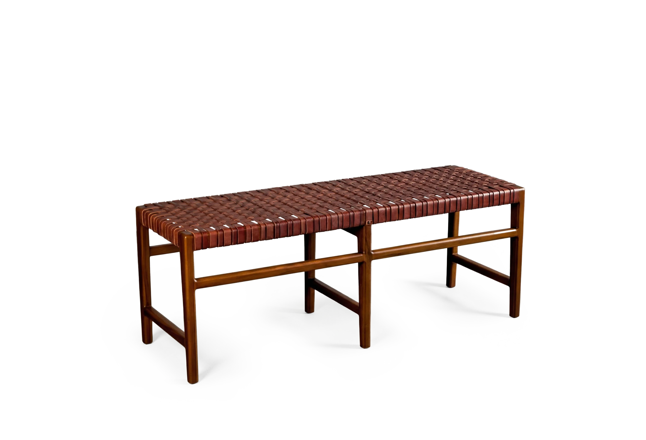 Tabu-Design-BEN8-SOHO-Bench-charlotte-woven-leather-small-121cm-2