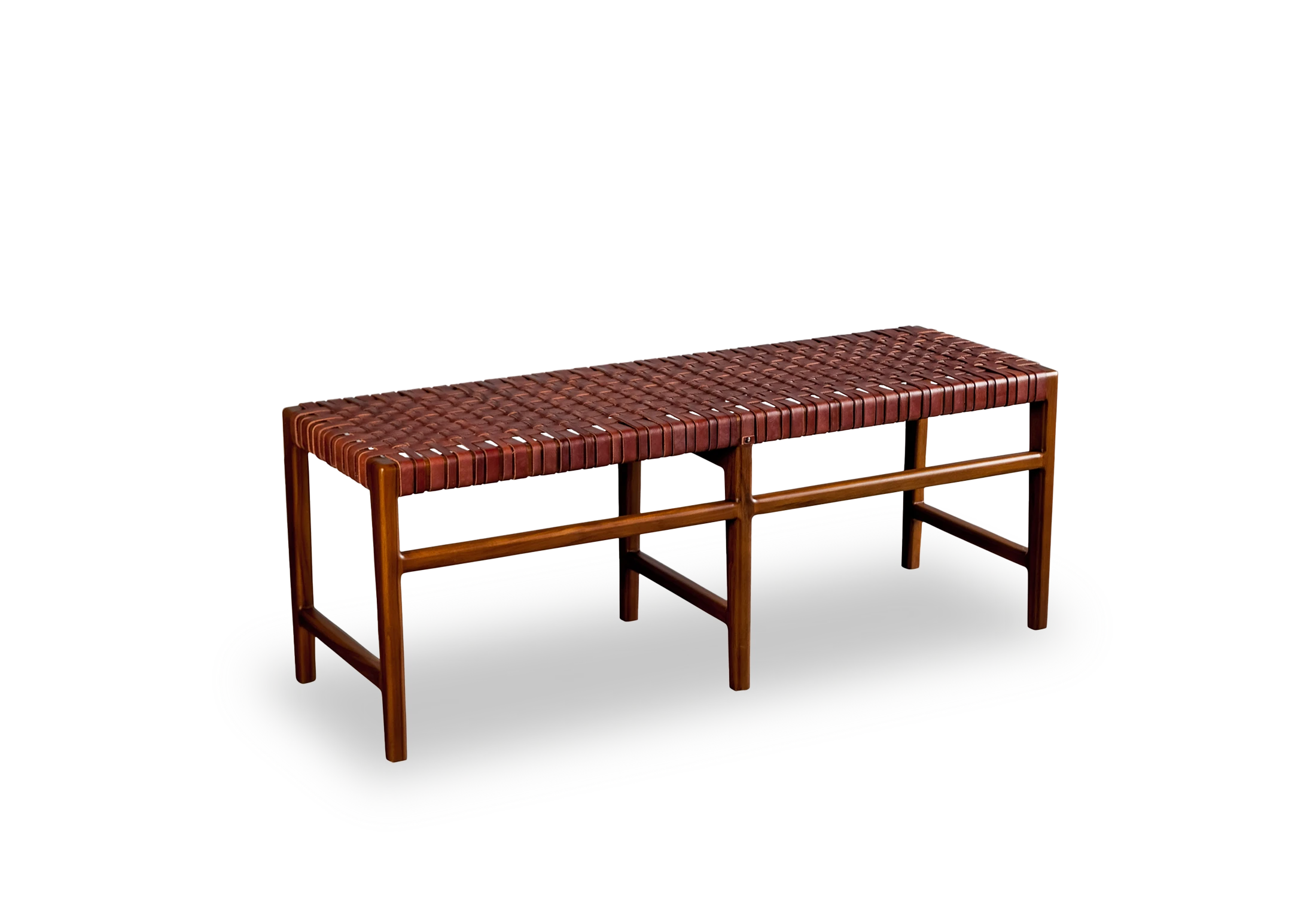 Tabu-Design-BEN8-SOHO-Bench-charlotte-woven-leather-small-121cm-2