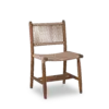 CORENNE Chair - Chocolate Teak Loom