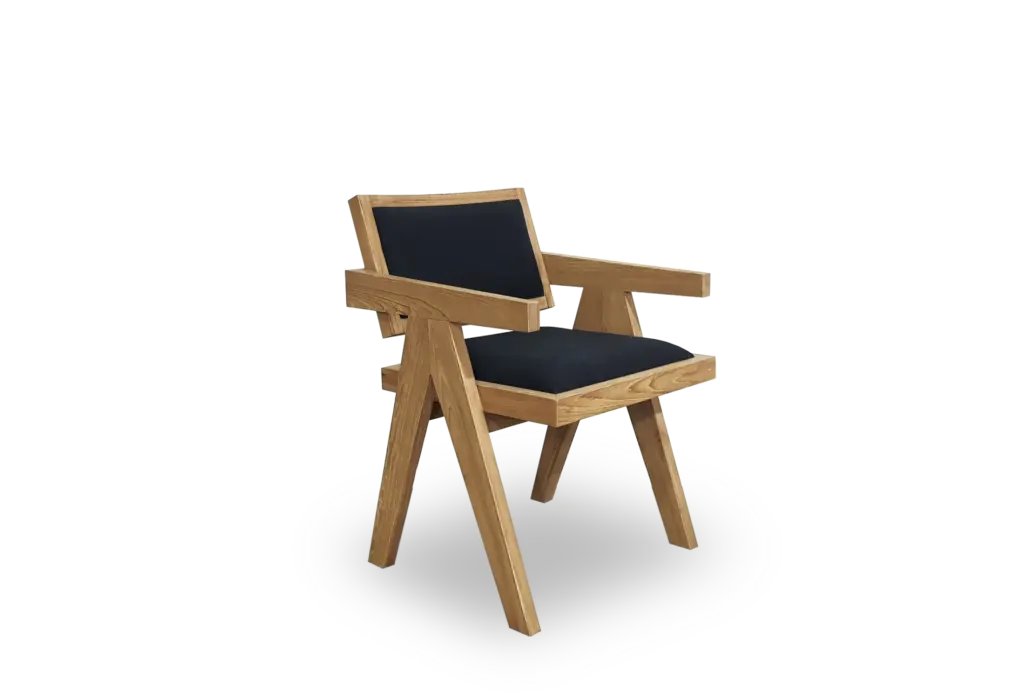 Tabu-Design-CH140-Azores-Armchair-Teak-Black-Fabric-1