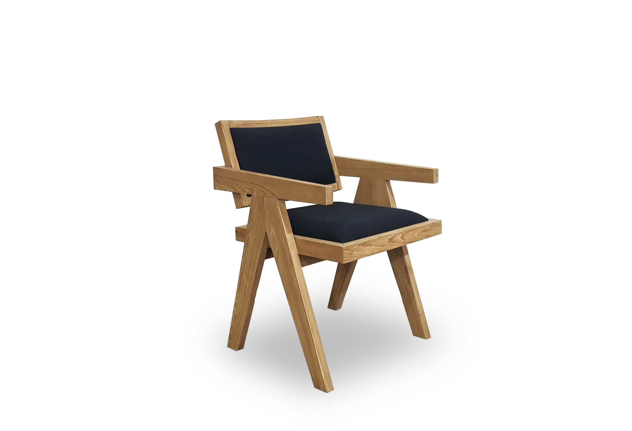 Tabu-Design-CH140-Azores-Armchair-Teak-Black-Fabric-1