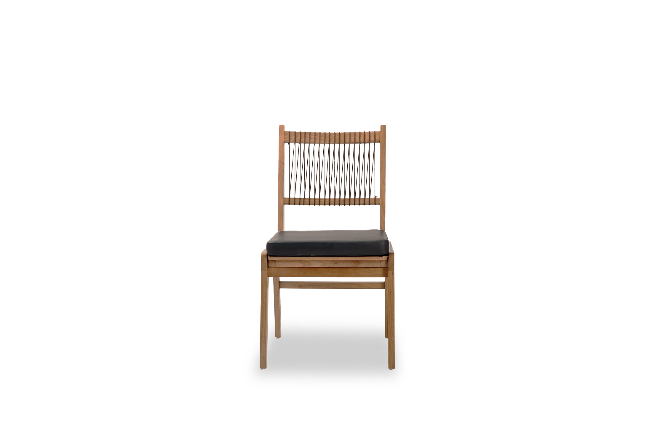 Tabu-Design-CH142-AK Chair-Teak-Black-leather-4