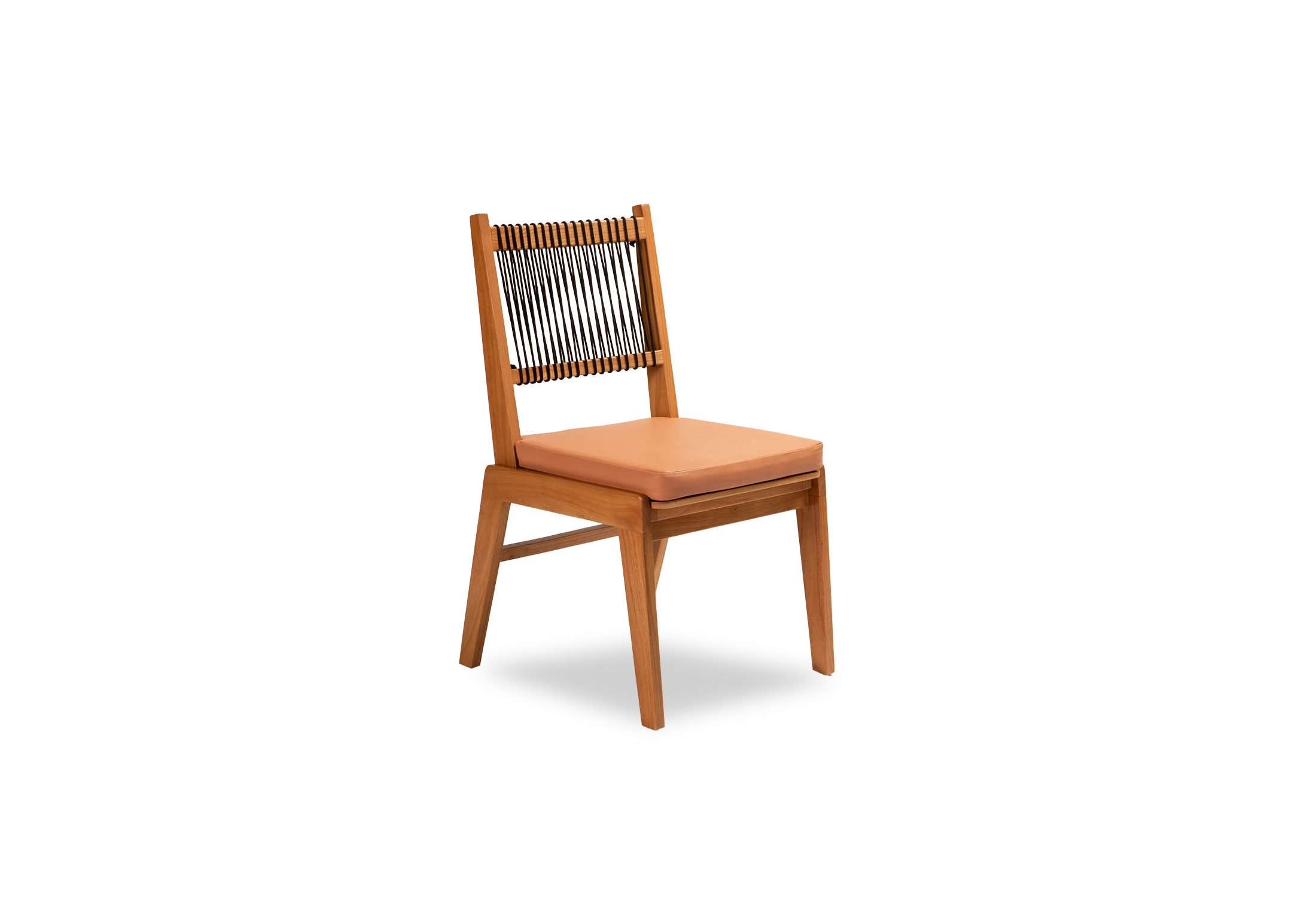 Tabu-Design-CH142-AK Chair-Teak-Brown-leather-1