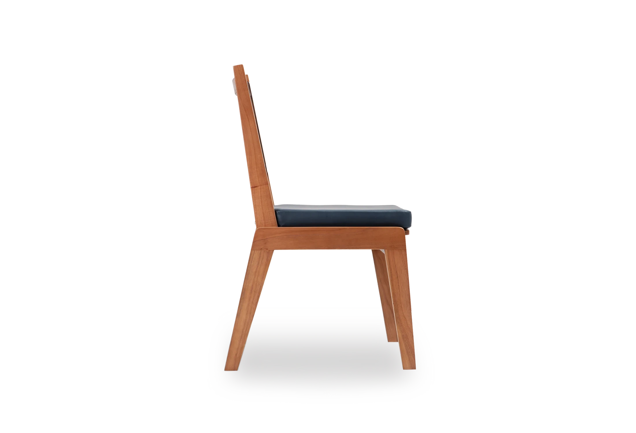 Tabu-Design-CH142-AK Chair-Teak-Petrol-Blue-leather-2