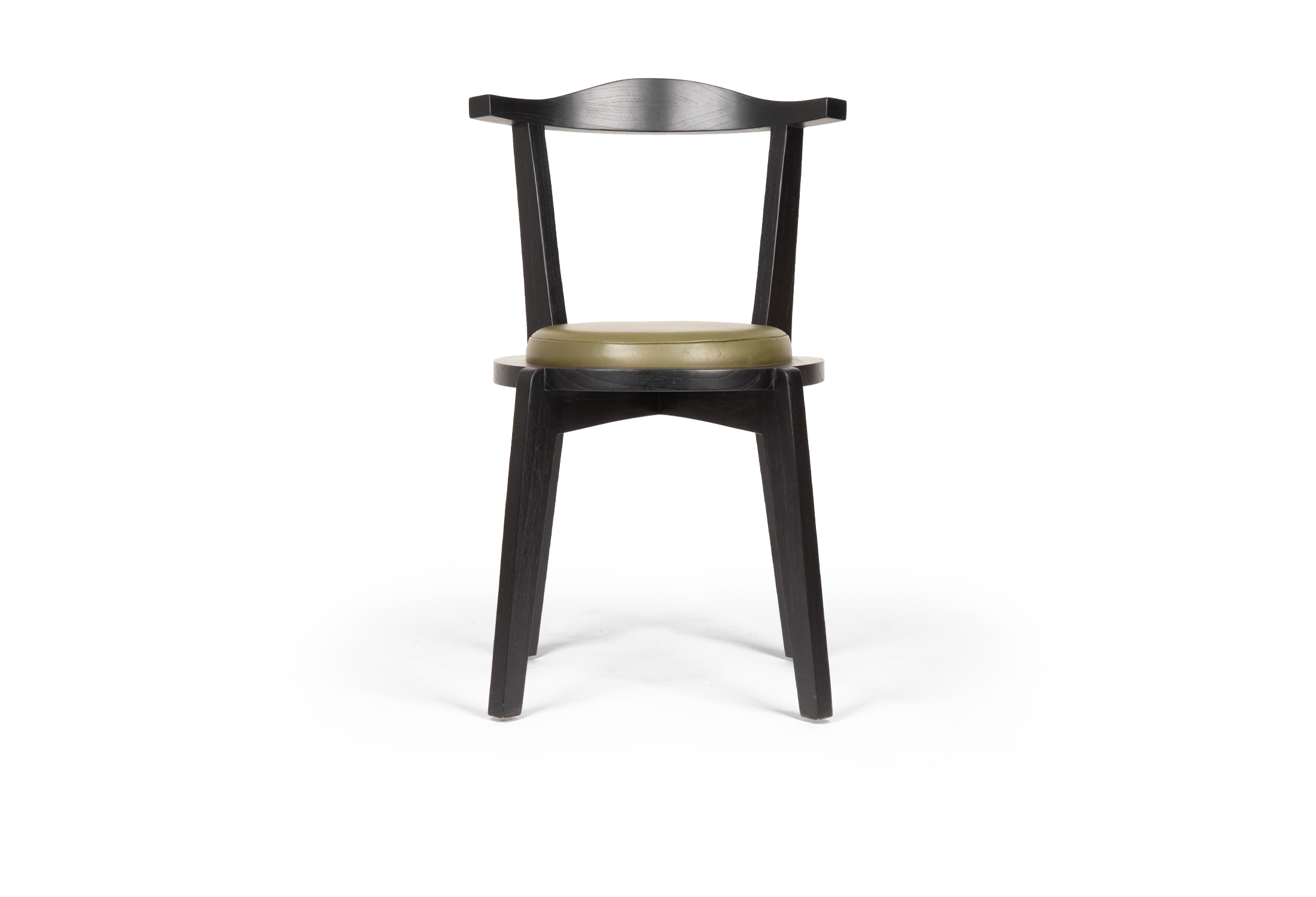 Tabu-Design-CH192-T-Chair-Black-Wood-Olive-Green-Leather-4