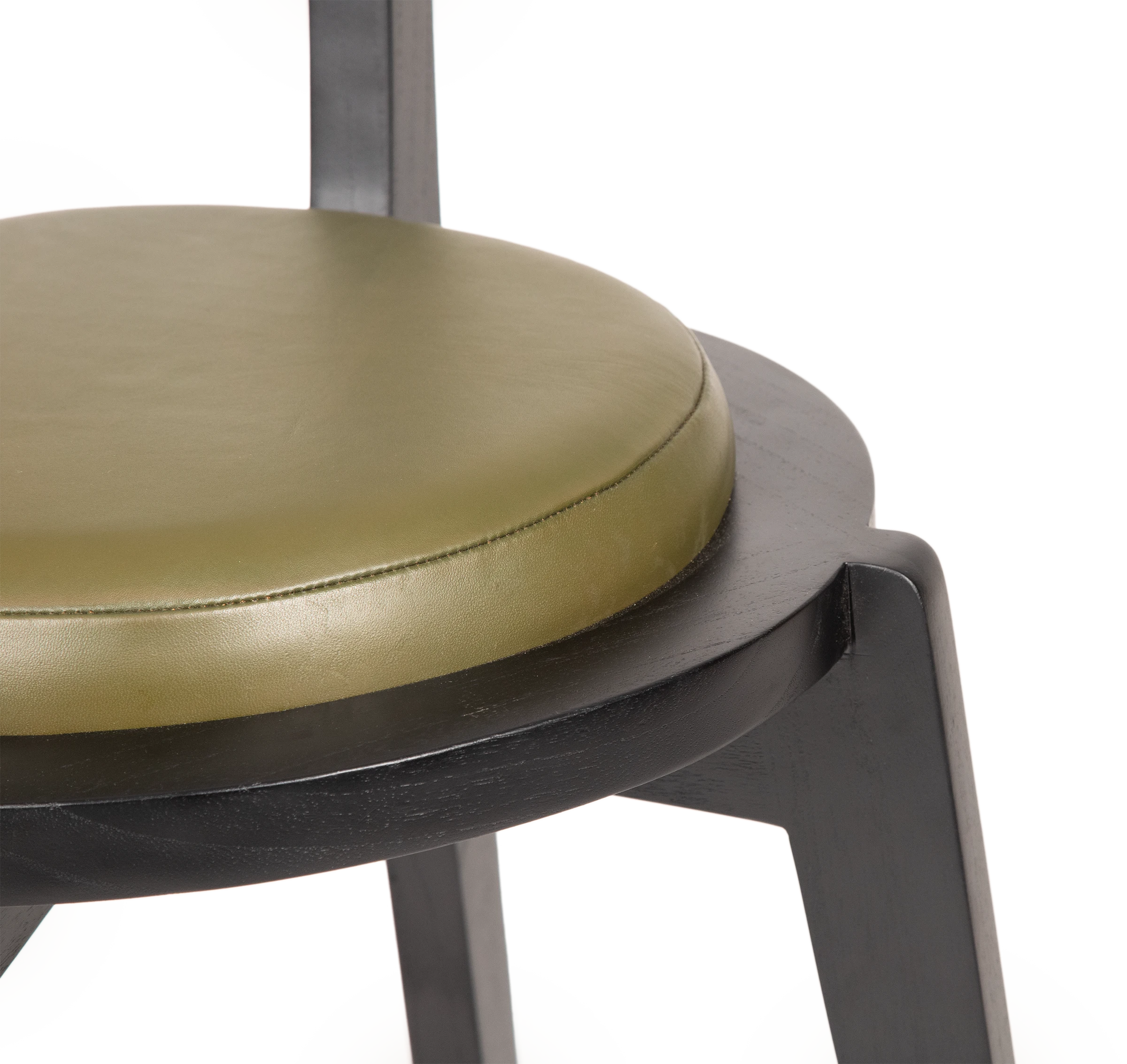 Tabu-Design-CH192-T-Chair-Black-Wood-Olive-Green-Leather-6