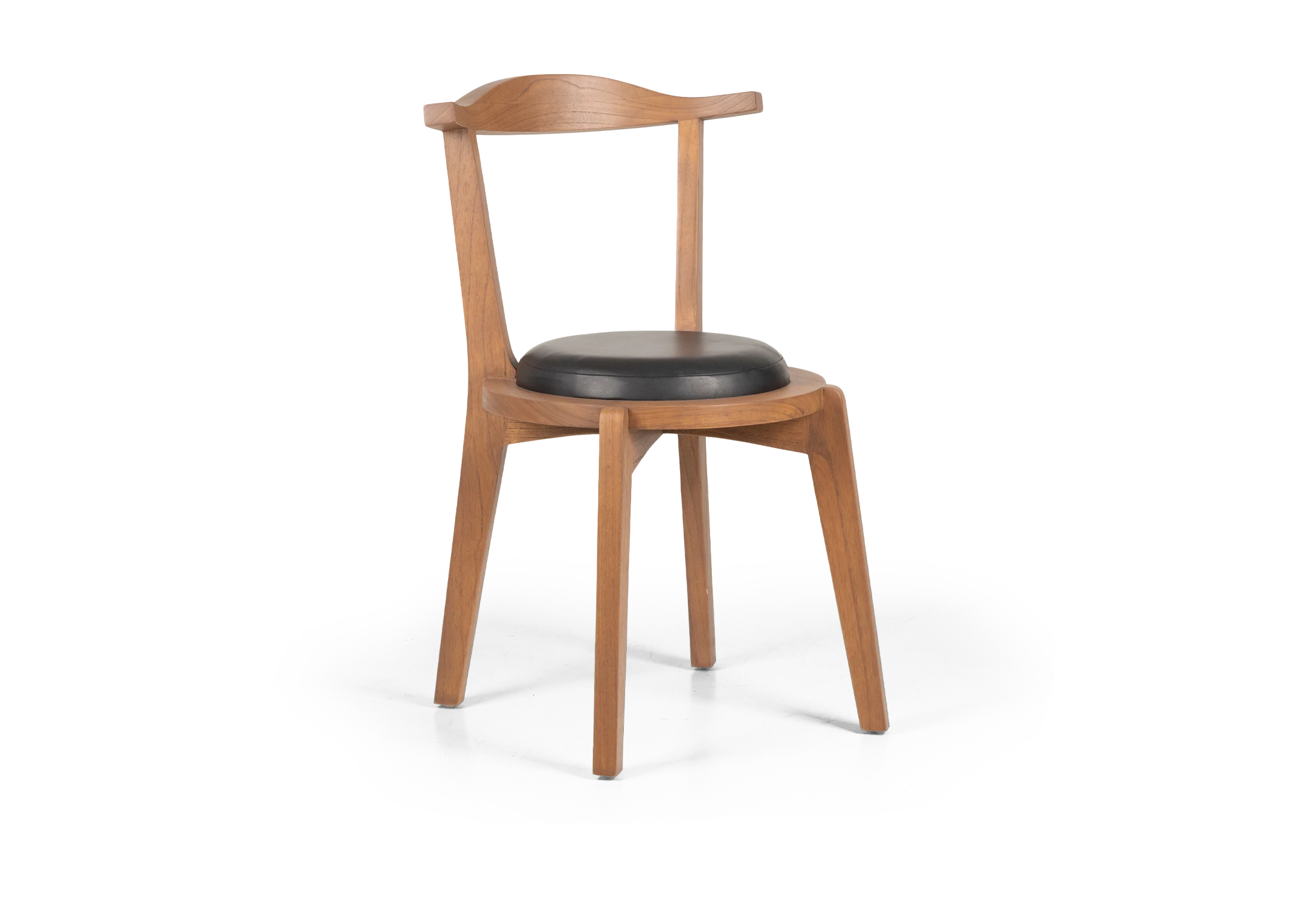 Tabu-Design-CH192-T-Chair-Wood-Black Leather-1