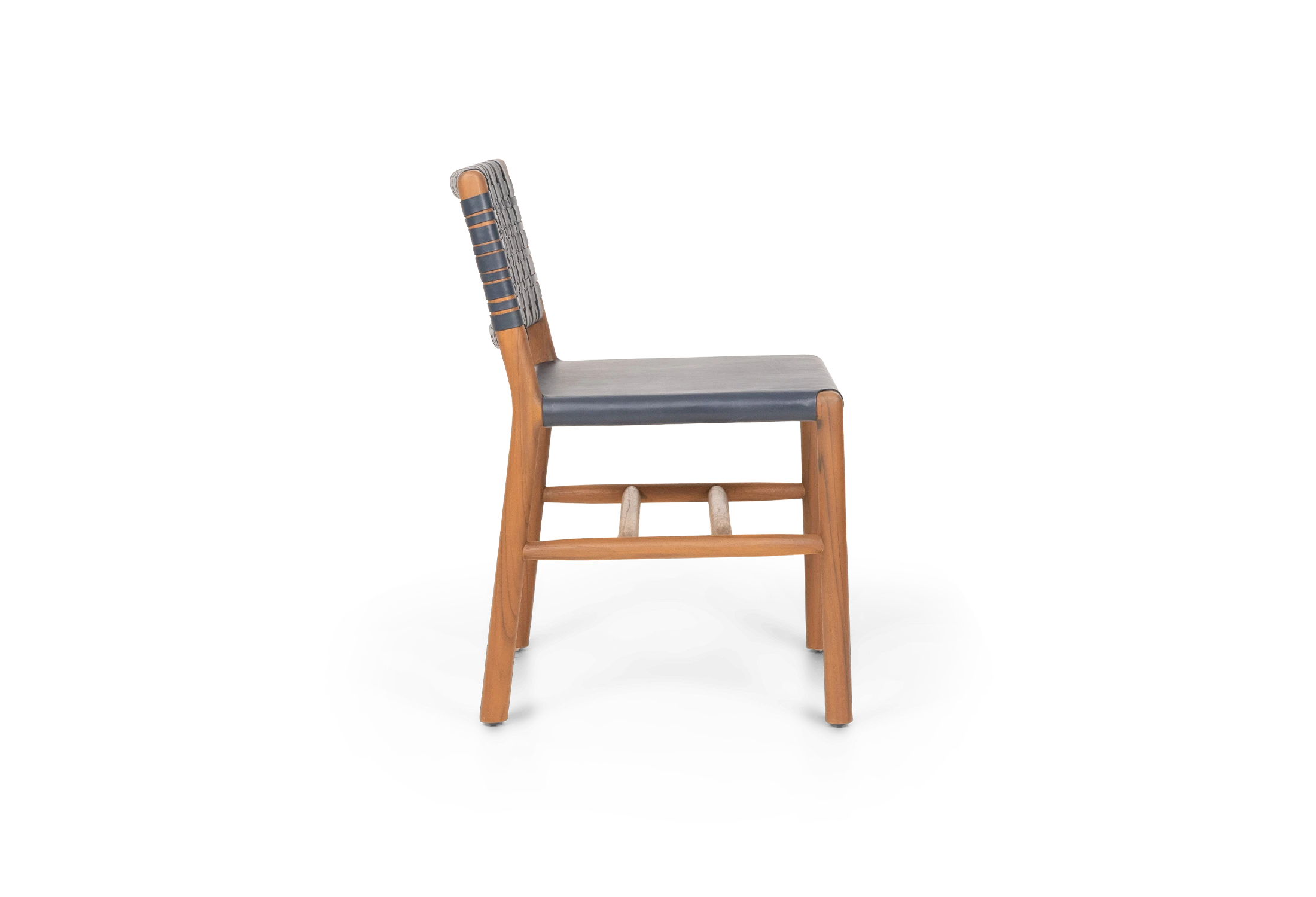 Tabu-Design-CH204-MAYA-Chair-Low-Backrest-Teak-Petrol-Blue-Leather- (2)