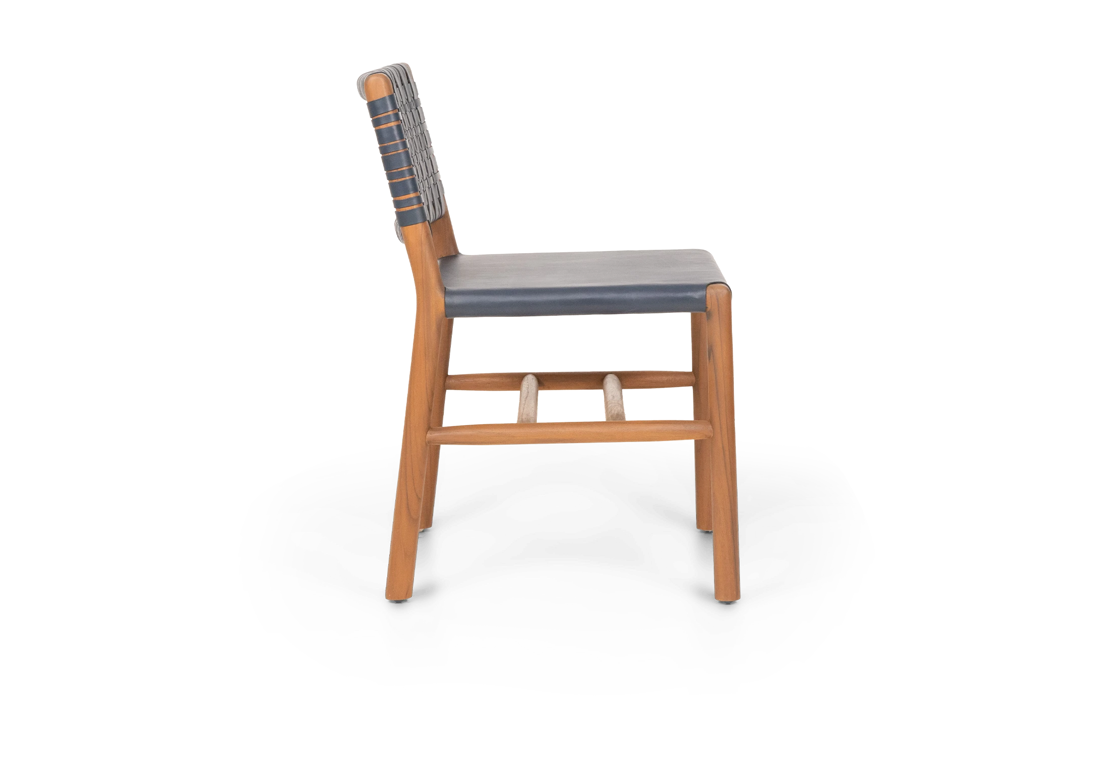 Tabu-Design-CH204-MAYA-Chair-Low-Backrest-Teak-Petrol-Blue-Leather-2