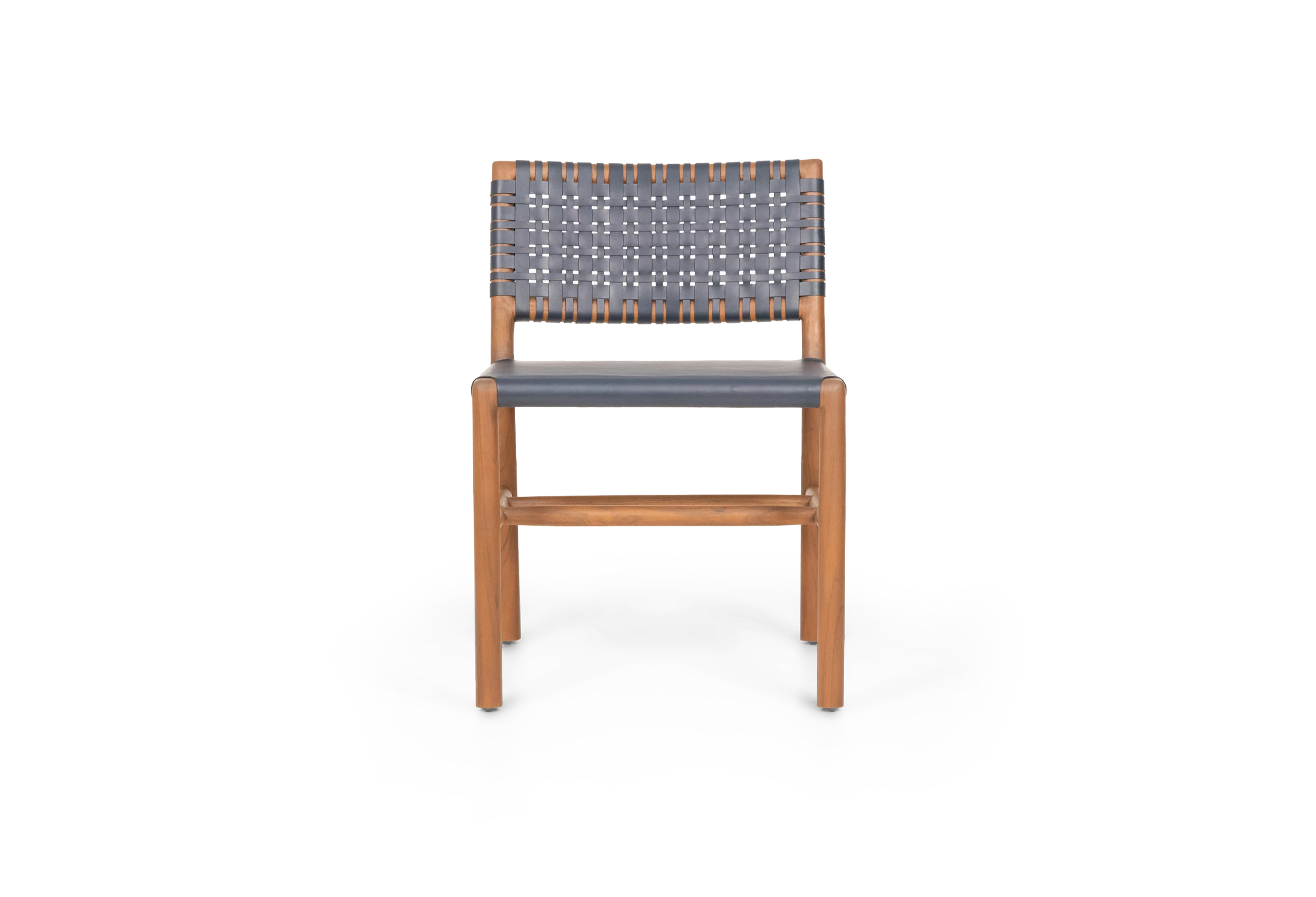 Tabu-Design-CH204-MAYA-Chair-Low-Backrest-Teak-Petrol-Blue-Leather- (4)