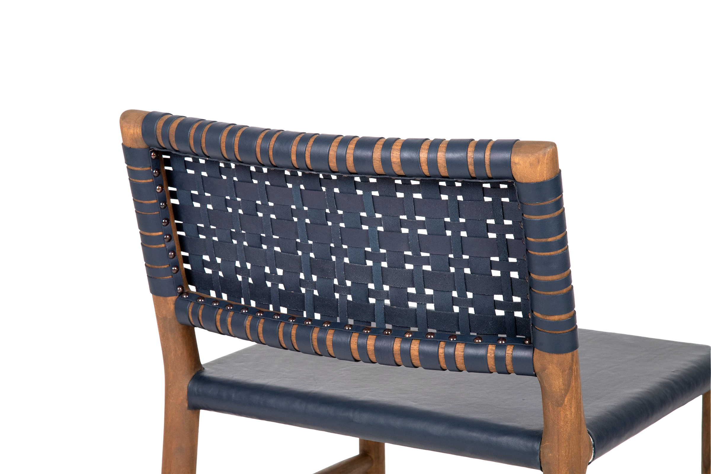 Tabu-Design-CH204-MAYA-Chair-Low-Backrest-Teak-Petrol-Blue-Leather-5