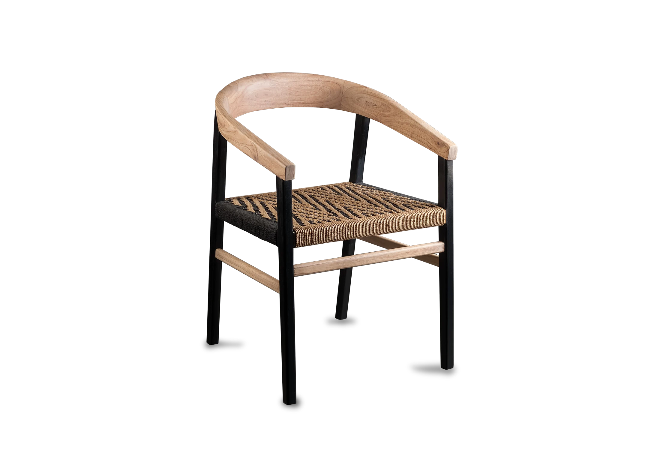 Tabu-Design-CH47-Loom-OSCAR-Chair-Black-Teak-45-angle