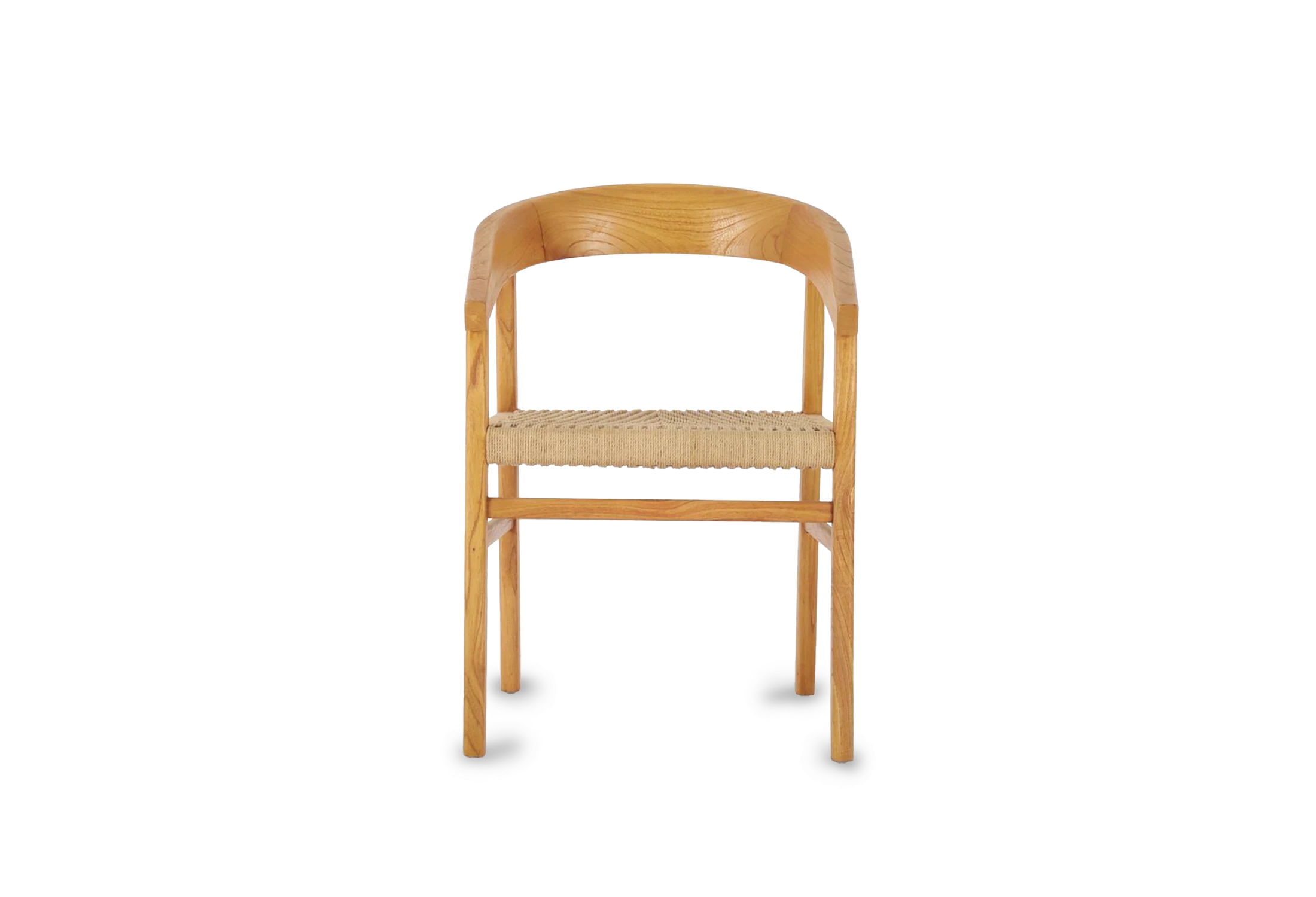 Tabu-Design-CH47-Loom-OSCAR-Chair-Teak-Front
