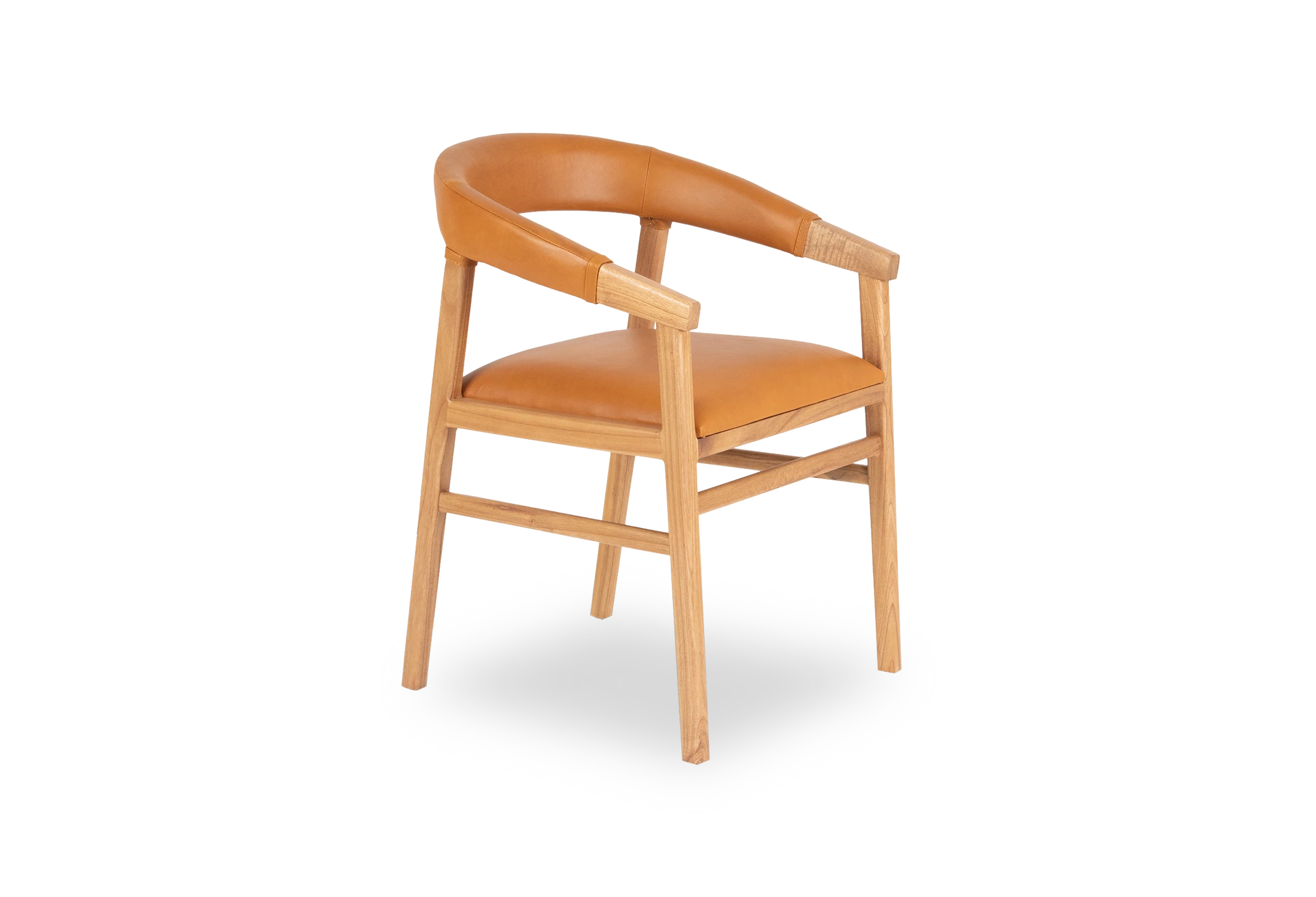 Tabu-Design-CH47-OSCAR-Chair-Wood-Brown-Leather-cushion-1