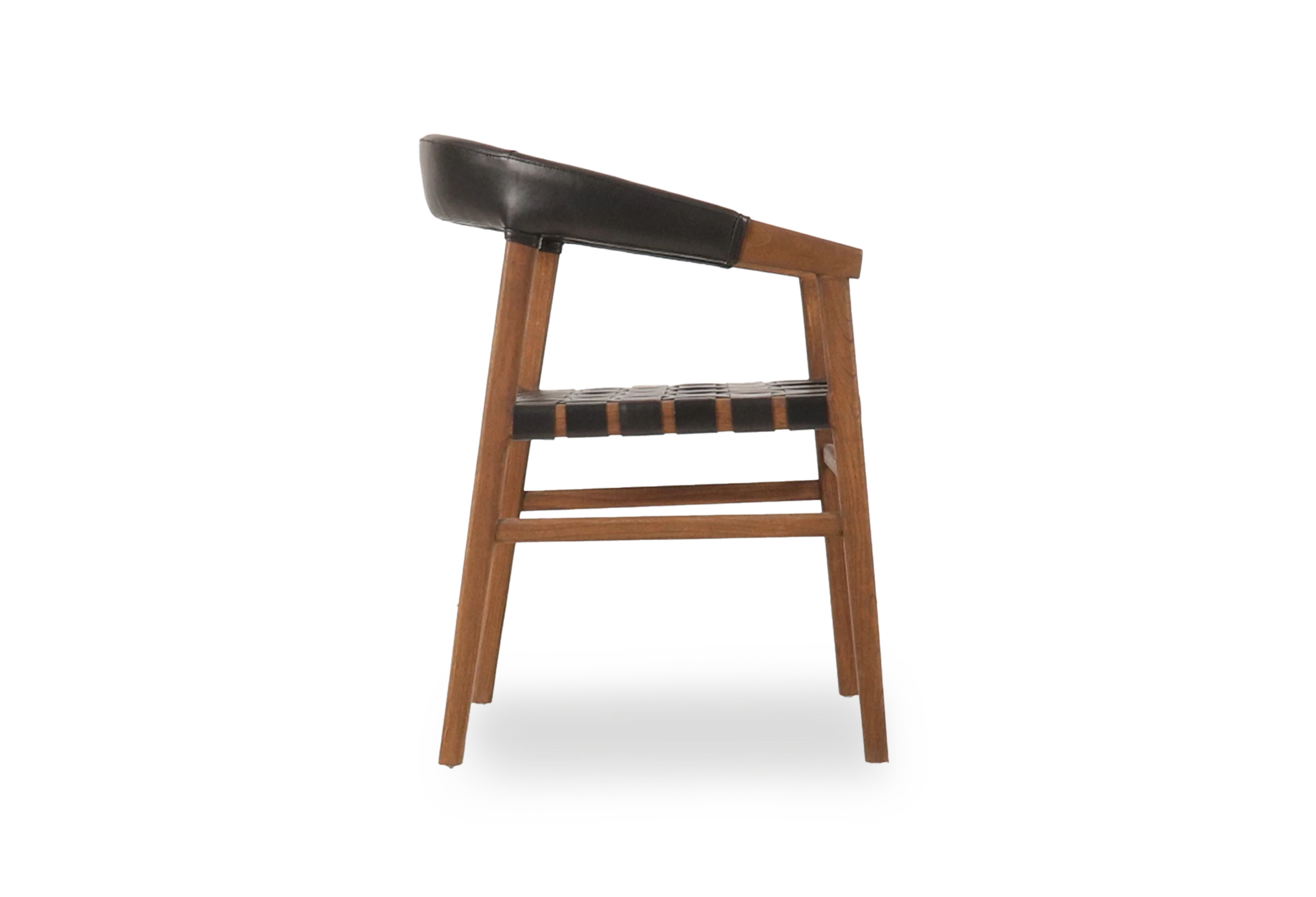 Tabu-Design-CH47L-OSCAR-Chair-Dark-Wood-Black-Woven-Leather-backrest-2