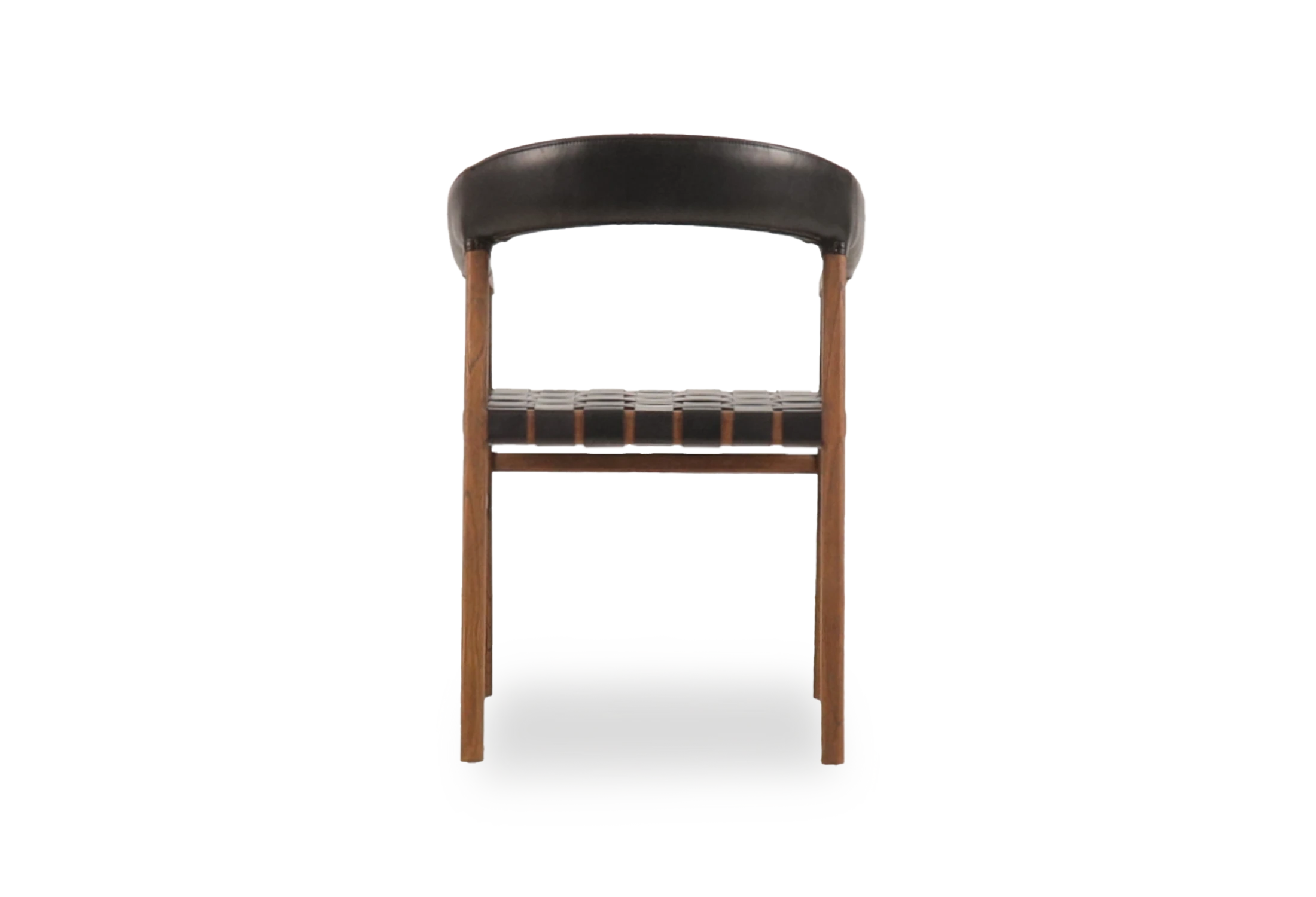 Tabu-Design-CH47L-OSCAR-Chair-Dark-Wood-Black-Woven-Leather-backrest-3