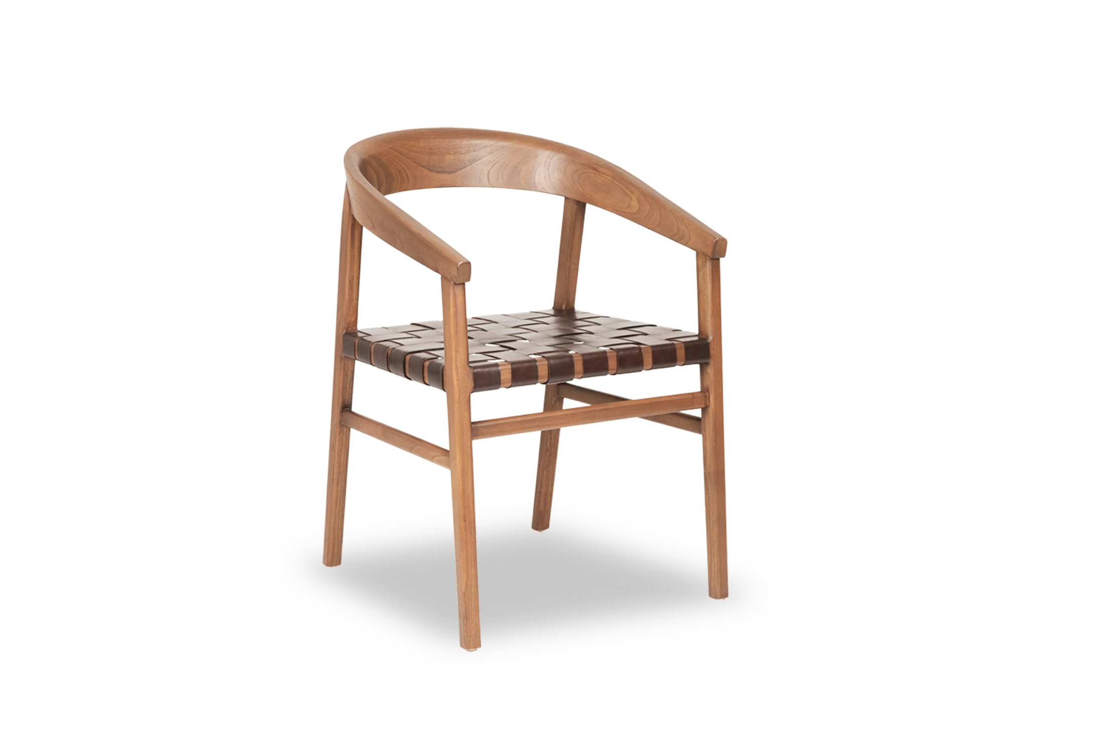 Tabu-Design-CH47L-OSCAR-Chair-Wood-Brown-Woven-Leather-45-angle