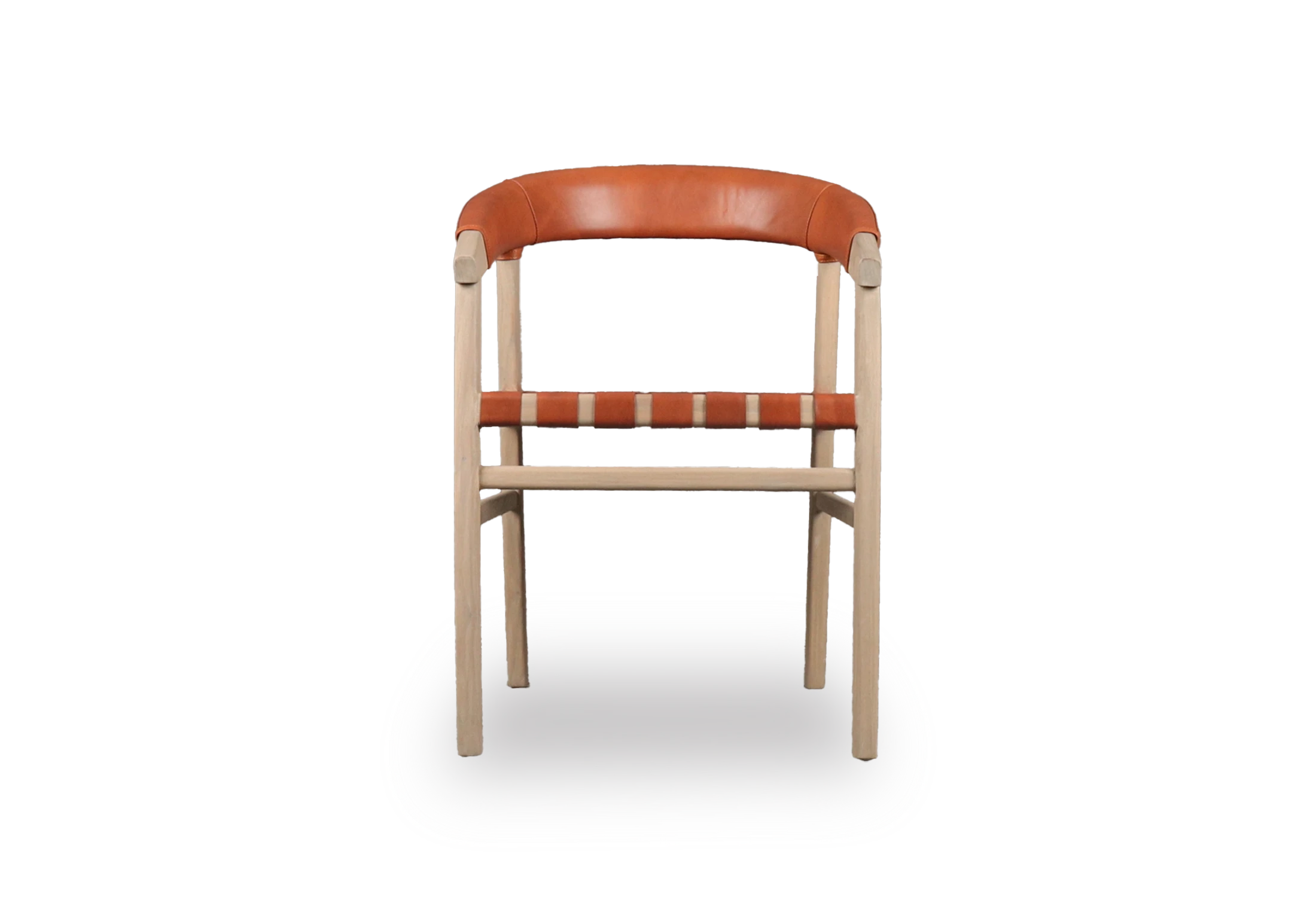Tabu-Design-CH47L-OSCAR-Chair-Wood-Natural-Woven-Leather-backrest-Front