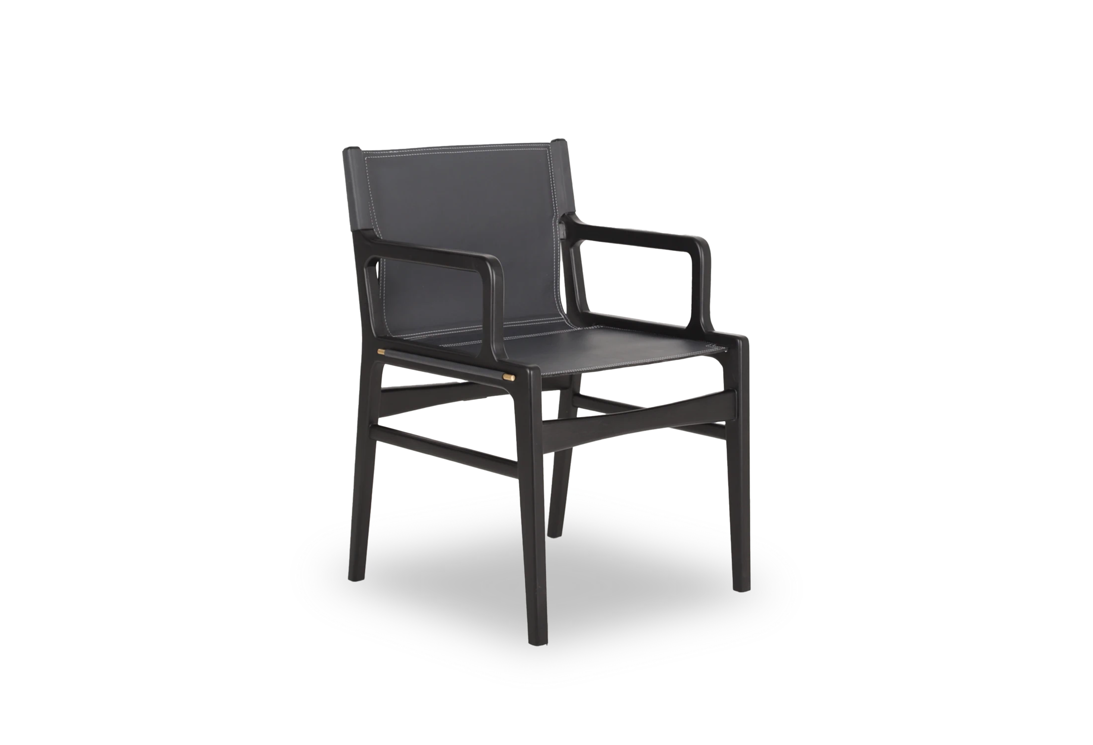 Tabu-Design-CH85-TOKYO-Armchair-Black-Teak-Black-Leather-1