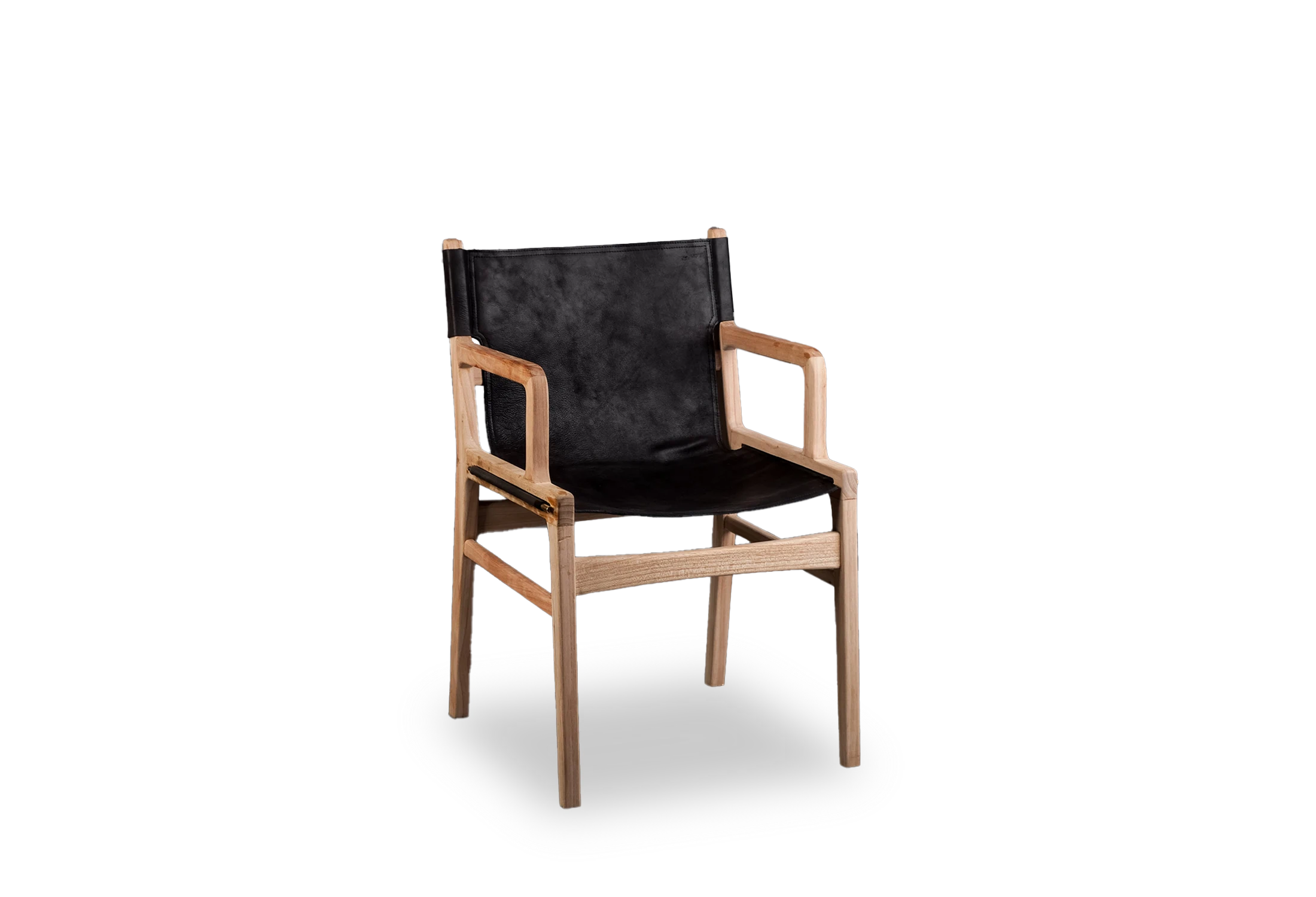 Tabu-Design-CH85-TOKYO-Armchair-Teak-Black-Leather-1