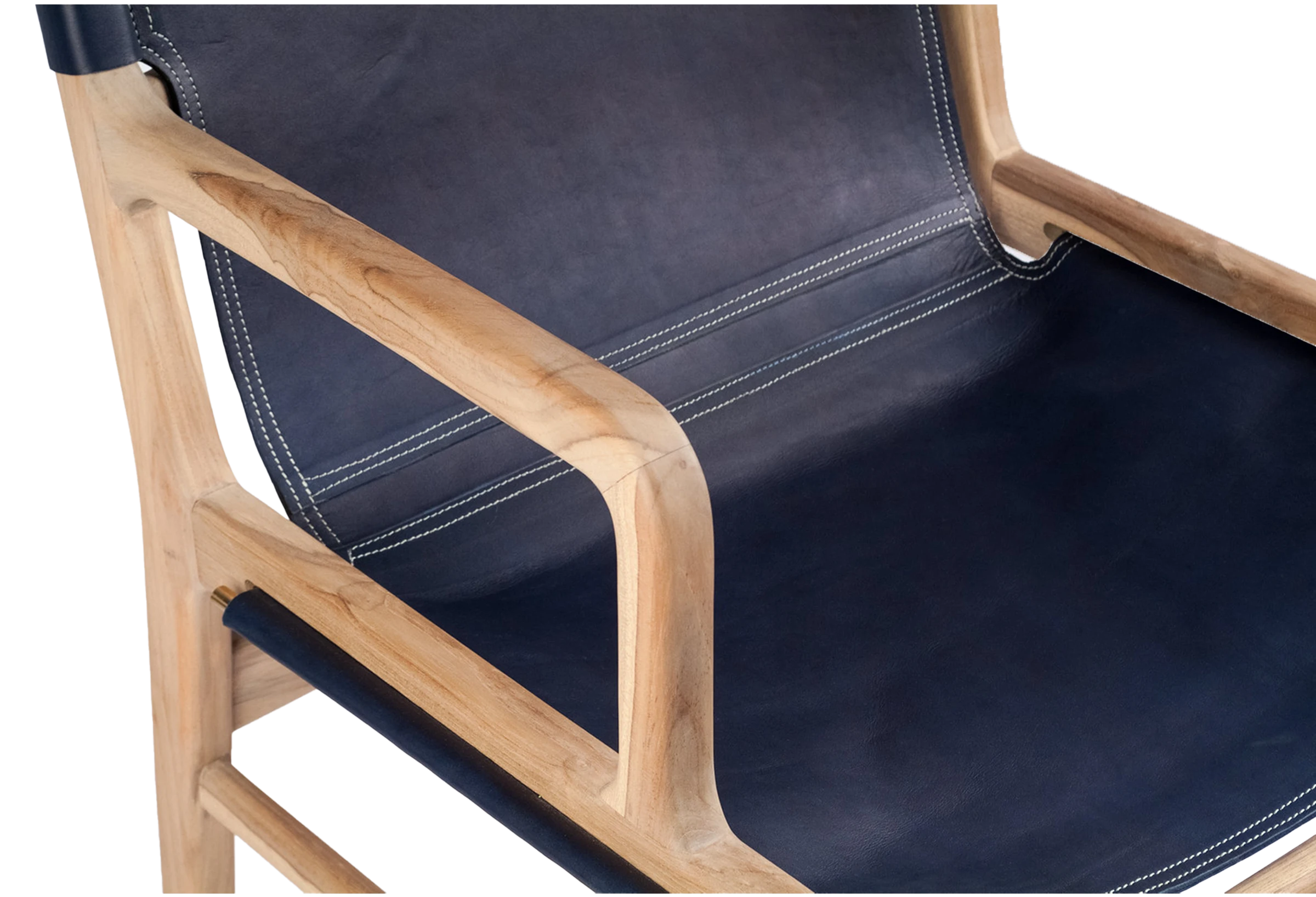 Tabu-Design-CH85-TOKYO-Armchair-Teak-Petrol-Blue-Leather-3