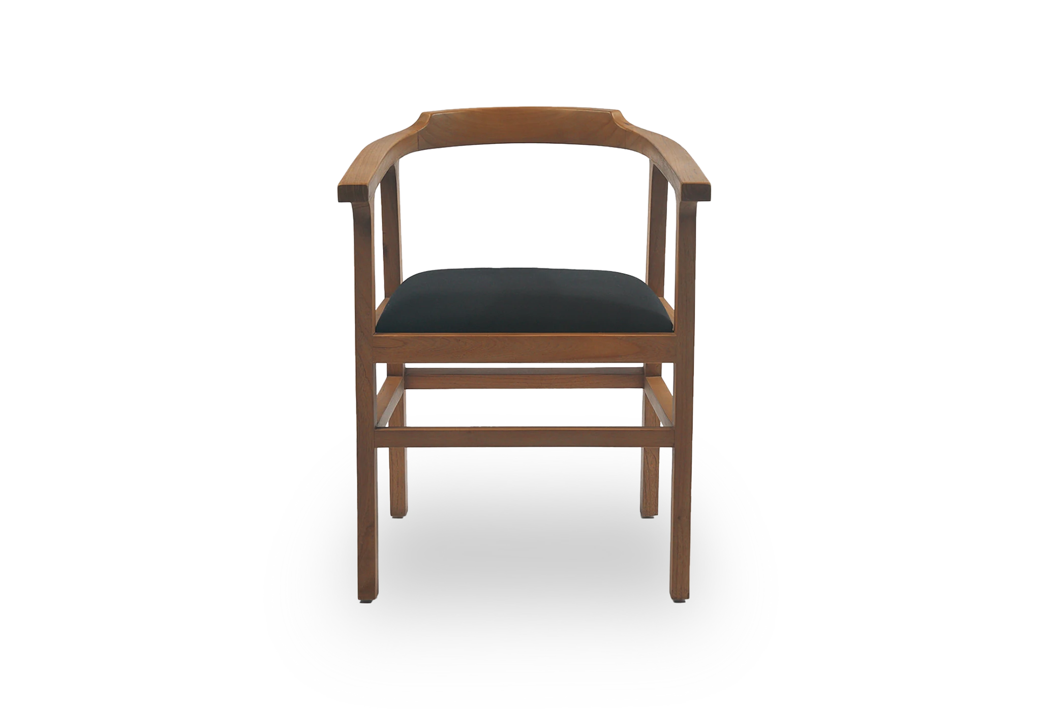 Tabu-Design-CH88-NAGA-Armchair-Dark-Wood-Black-Fabric-3