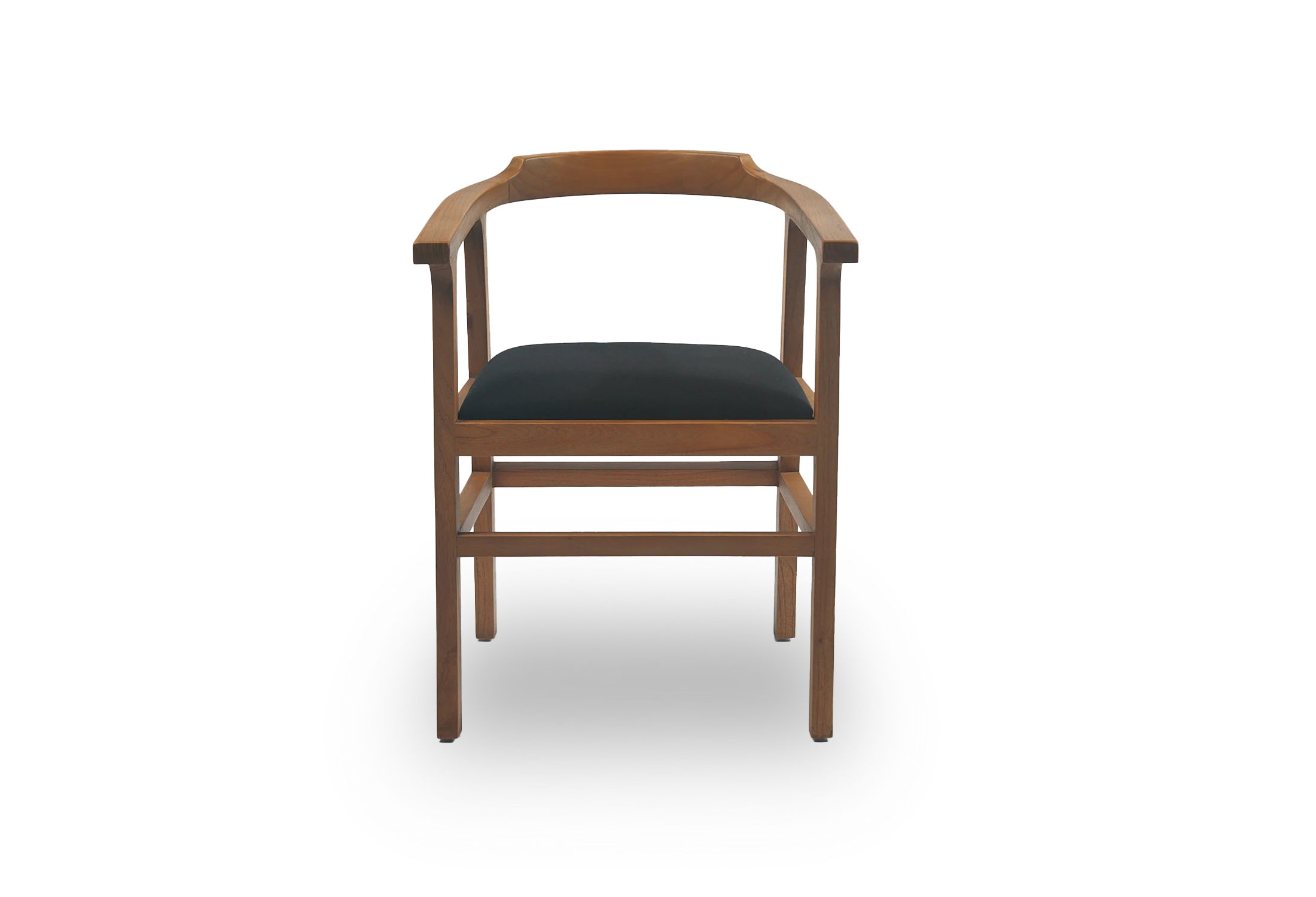 Tabu-Design-CH88-NAGA-Armchair-Dark-Wood-Black-Fabric-3