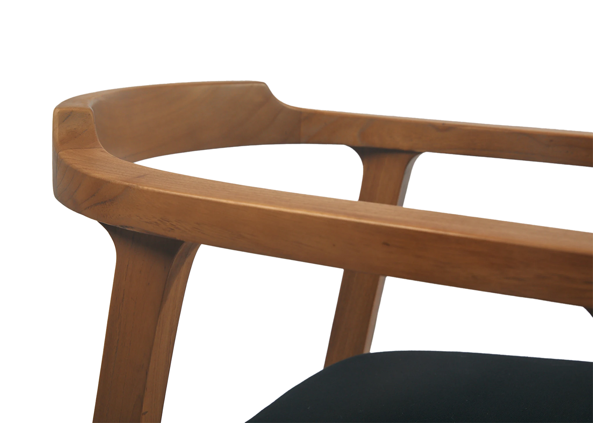 Tabu-Design-CH88-NAGA-Armchair-Dark-Wood-Black-Fabric-4