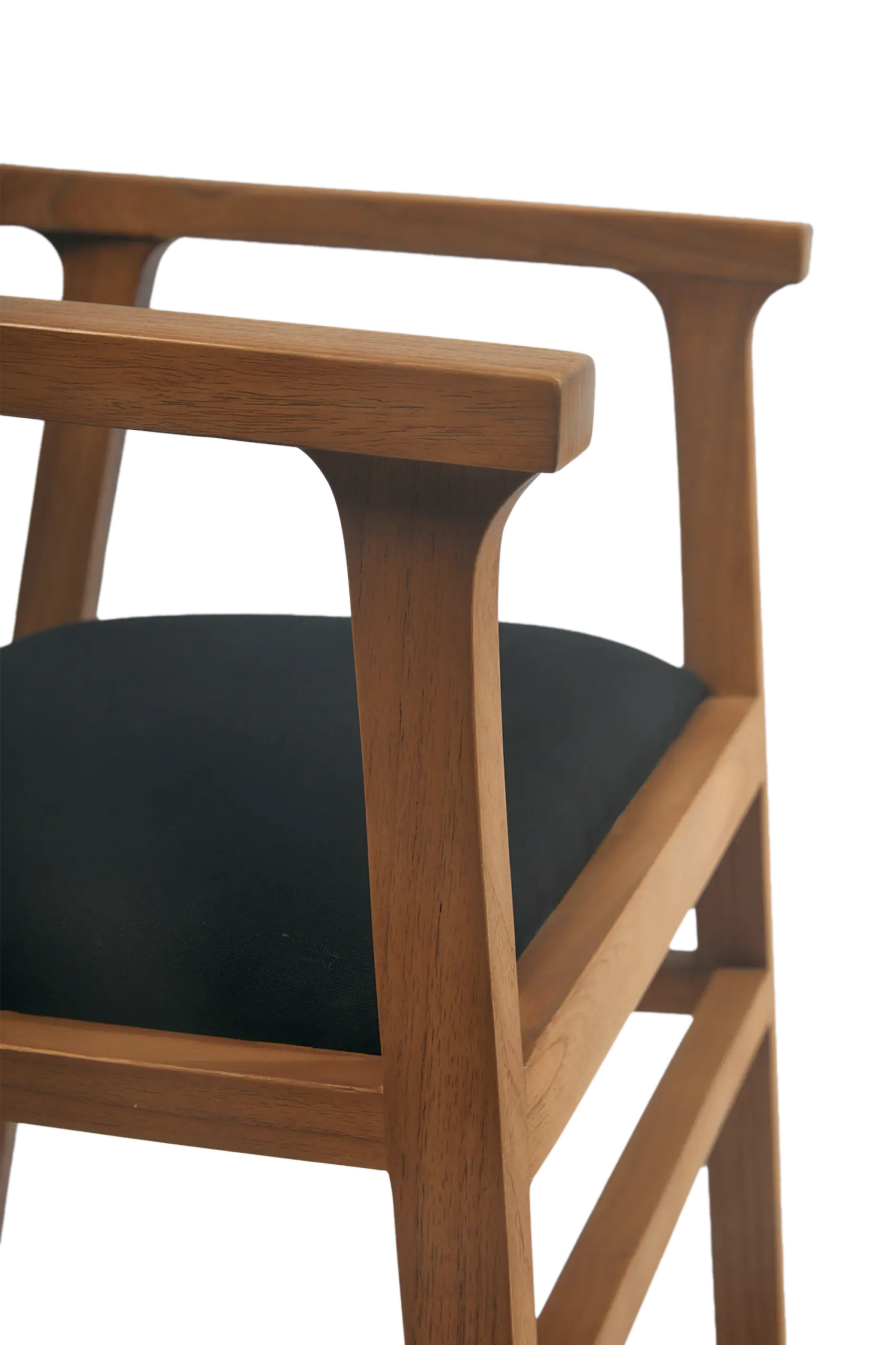 Tabu-Design-CH88-NAGA-Armchair-Dark-Wood-Black-Fabric-5